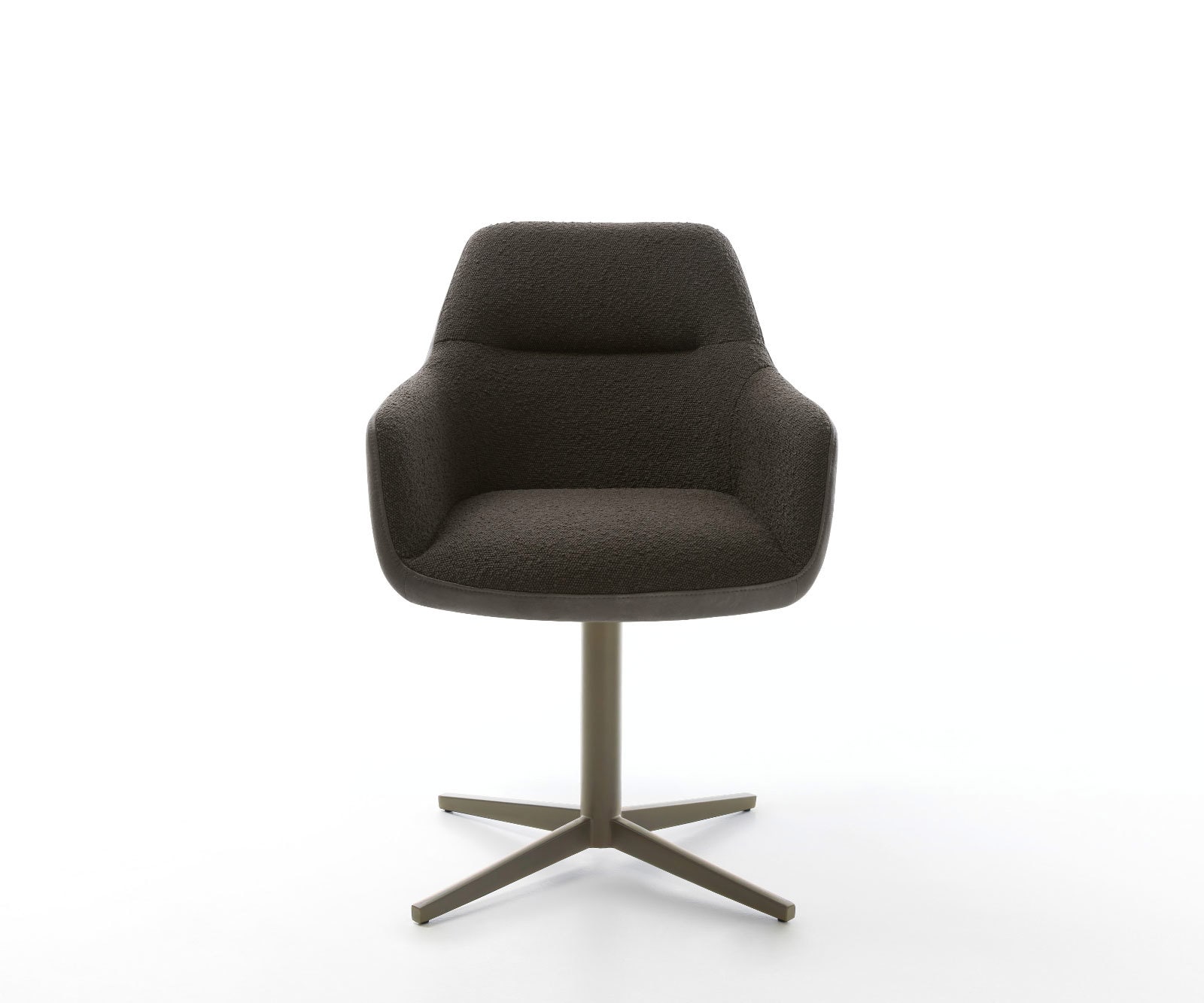 Drehstuhl Pejo-Flex Materialmix Schwarz Fußkreuz Effektfinish Titan 360° drehbar Taschenfederkern 1 Drehstuhl Pejo-Flex Materialmix Schwarz Fußkreuz Effektfinish Titan 360° drehbar Taschenfederkern 1