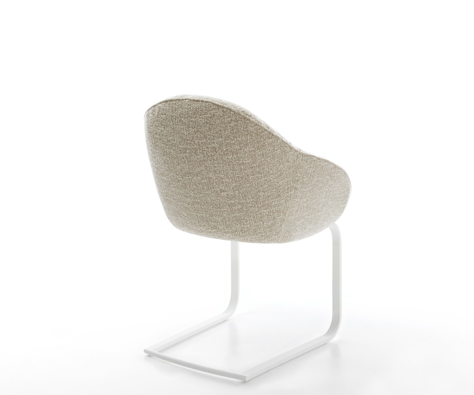 Freischwinger Gaio-Flex Webstoff Soft Beige Freischwinger flach Weiß 5