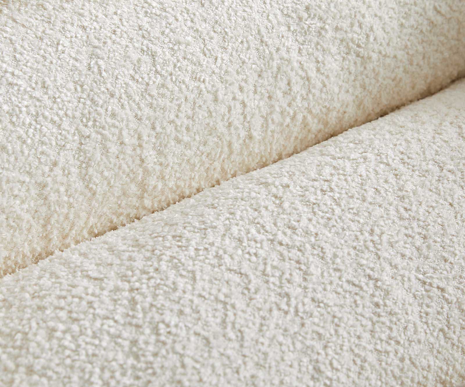 Esszimmerstuhl Nube-Flex mit Armlehnen Bouclé Weiß 4-Fuß konisch Schwarz Taschenfederkern 2 Esszimmerstuhl Nube-Flex mit Armlehnen Bouclé Weiß 4-Fuß konisch Schwarz Taschenfederkern 2