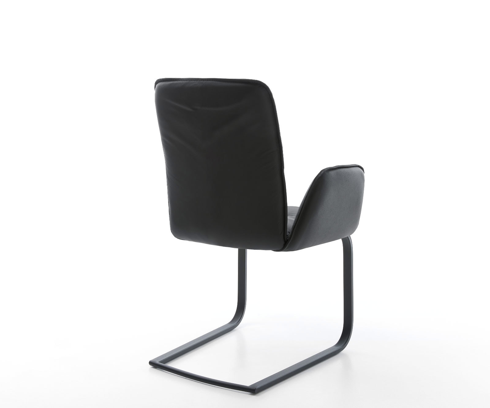 Freischwinger Vinja-Flex Echt-Leder Schwarz Freischwinger flach Schwarz 4 Freischwinger Vinja-Flex Echt-Leder Schwarz Freischwinger flach Schwarz 4