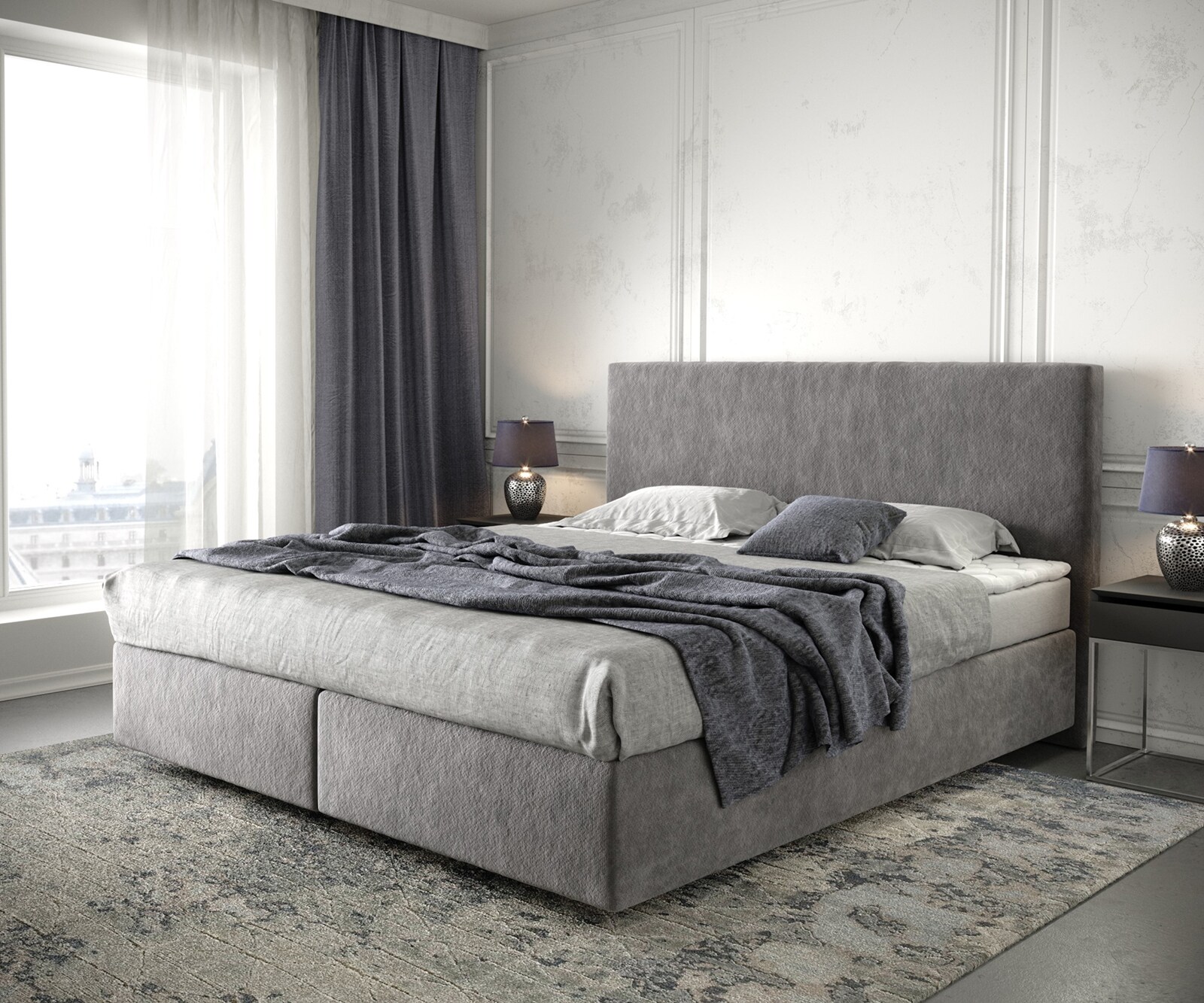 Boxspringbett Dream-Well mit Matratze und Topper 1