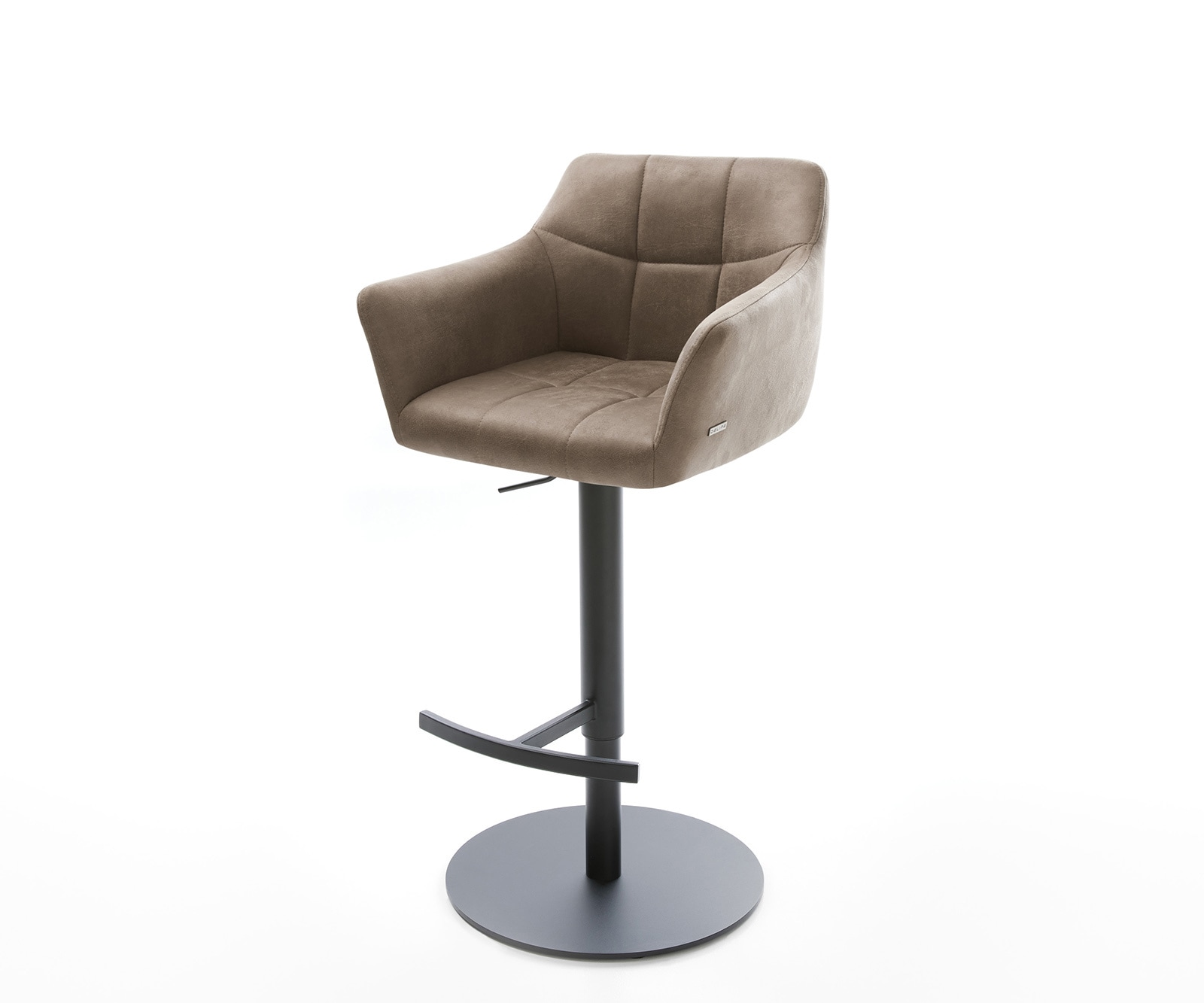 Barstuhl Yulo-Flex Vintage Taupe Drehfuß höhenverstellbar Metall Barstuhl Yulo-Flex Vintage Taupe Drehfuß höhenverstellbar Metall