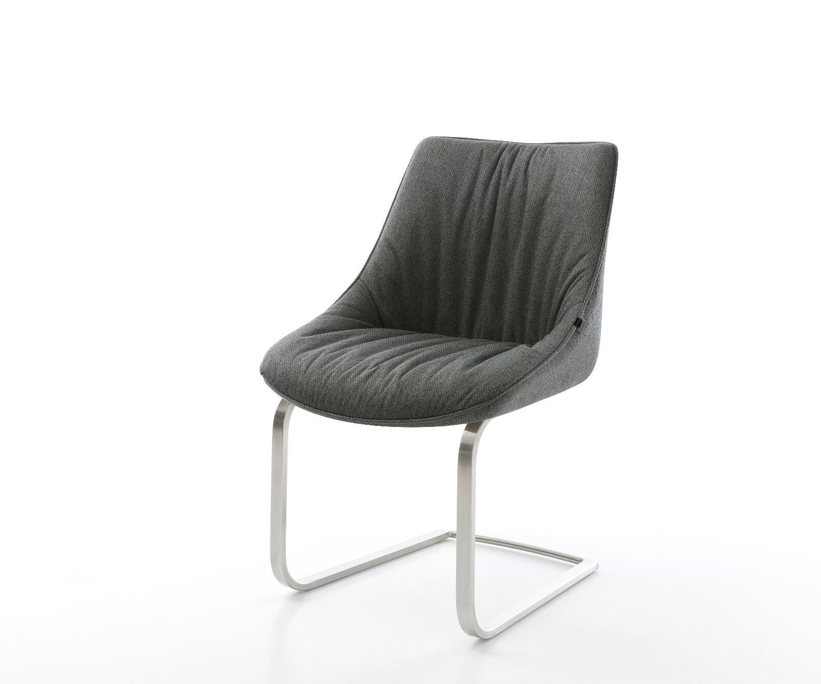 Freischwinger Elda-Flex Strukturstoff Anthrazit Freischwinger flach Edelsta günstig online kaufen