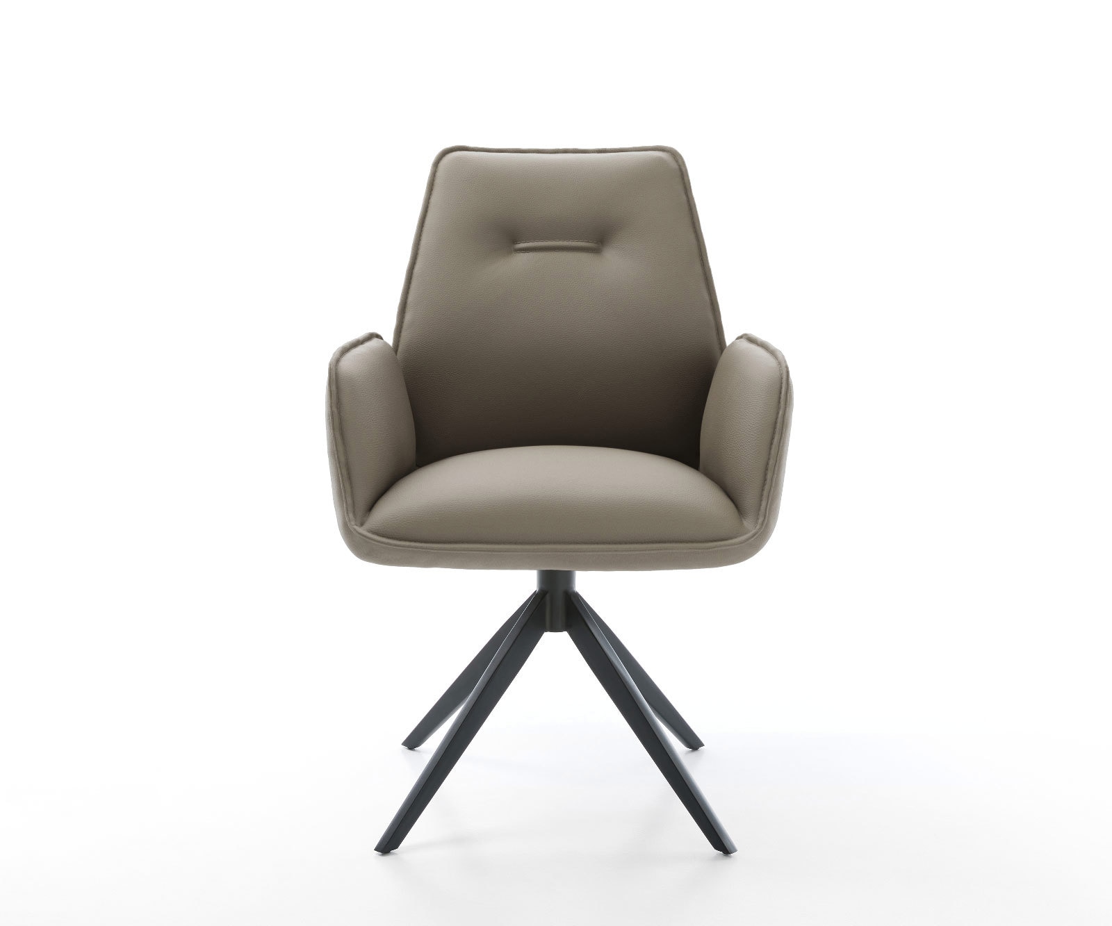 Drehstuhl Zoa-Flex Echt-Leder Schlamm Kreuzgestell breit Schwarz 360° drehbar Wippfunktion Taschenfederkern 1 Drehstuhl Zoa-Flex Echt-Leder Schlamm Kreuzgestell breit Schwarz 360° drehbar Wippfunktion Taschenfederkern 1