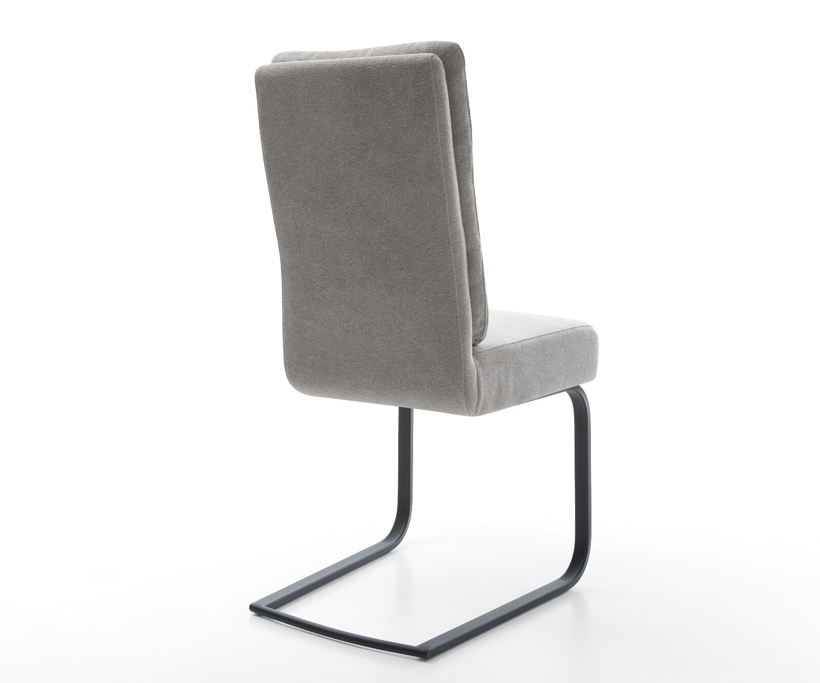 Freischwinger Pela-Flex Strukturstoff Soft Grau Freischwinger flach Schwarz Taschenfederkern 5