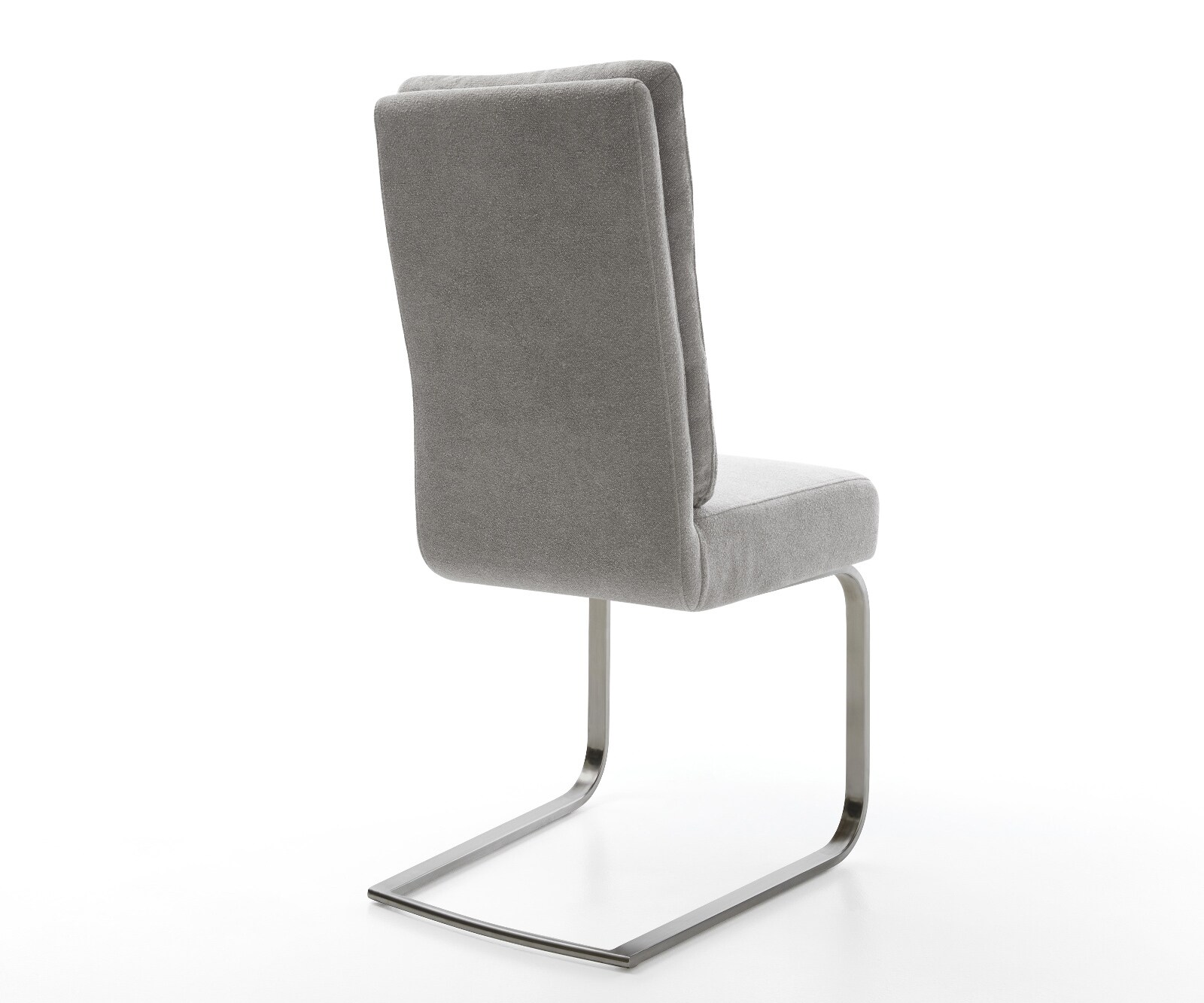 Freischwinger Pela-Flex Strukturstoff Soft Grau Freischwinger flach Graphit Taschenfederkern 4