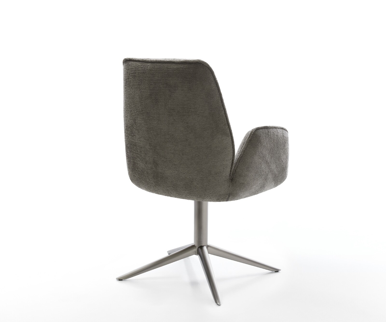 Drehstuhl Zoa-Flex Bouclé Soft Schlamm Fußkreuz Graphit 360° drehbar Wippfunktion Taschenfederkern 5