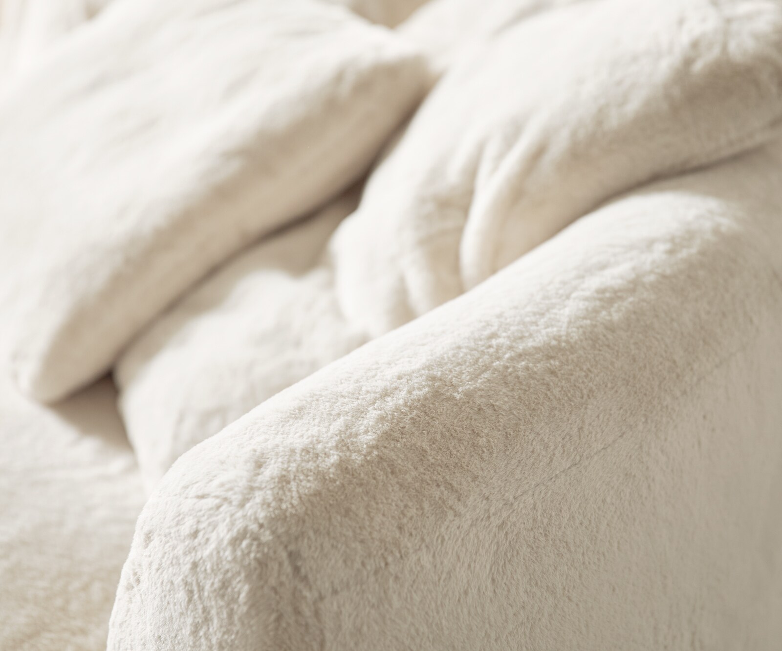 Big-Sofa Edina 330x170 cm Plüsch Creme-Weiß 6