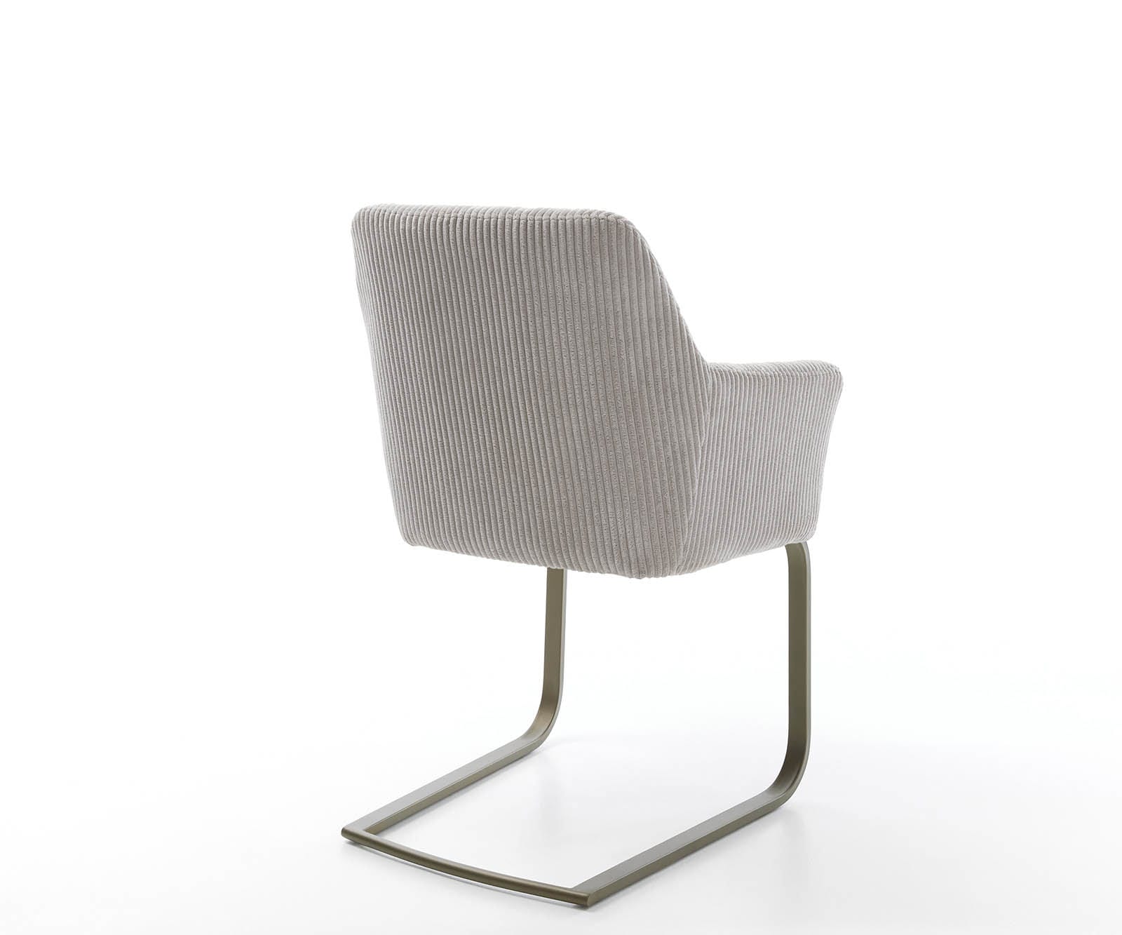 Freischwinger Xana-Flex mit Armlehnen Cord Silbergrau Freischwinger flach Effektfinish Titan Taschenfederkern 4 Freischwinger Xana-Flex mit Armlehnen Cord Silbergrau Freischwinger flach Effektfinish Titan Taschenfederkern 4