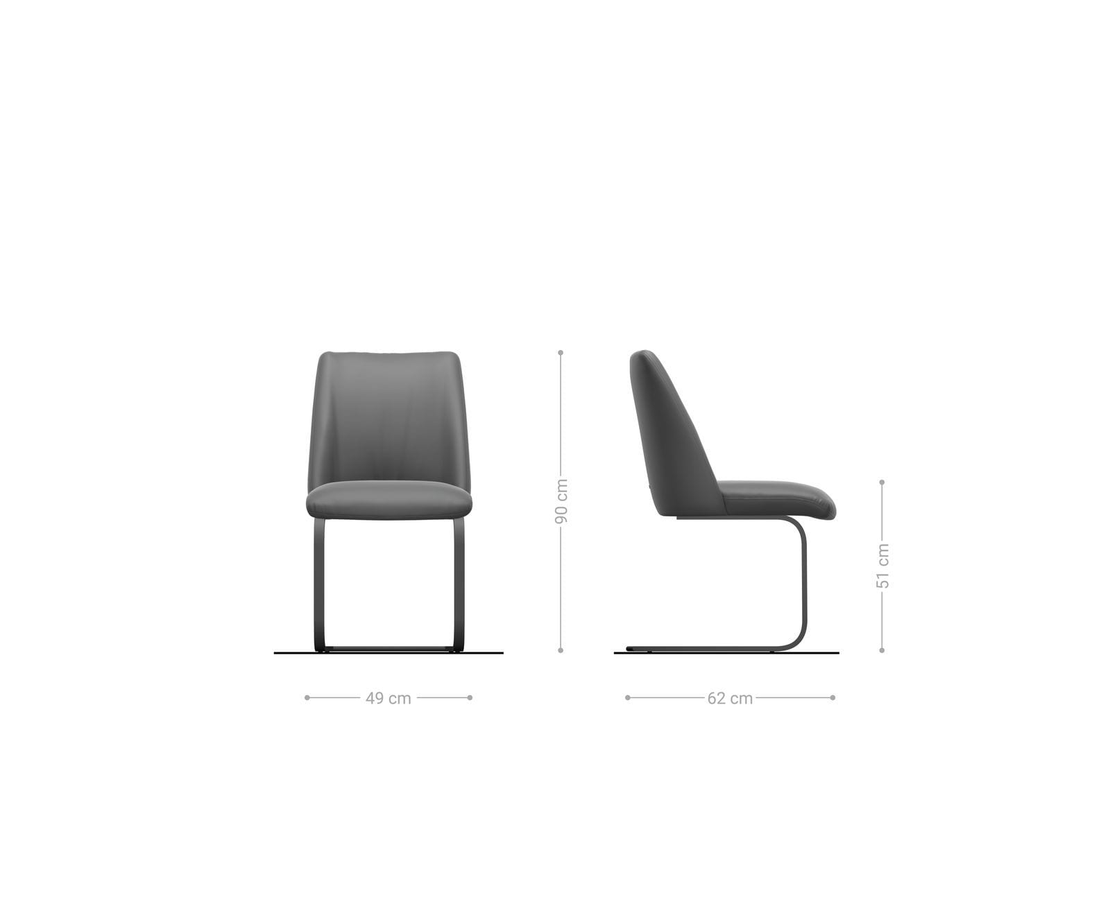 Freischwinger Elso-Flex Echt-Leder Schwarz Freischwinger flach Effektfinish Titan Taschenfederkern 5 Freischwinger Elso-Flex Echt-Leder Schwarz Freischwinger flach Effektfinish Titan Taschenfederkern 5