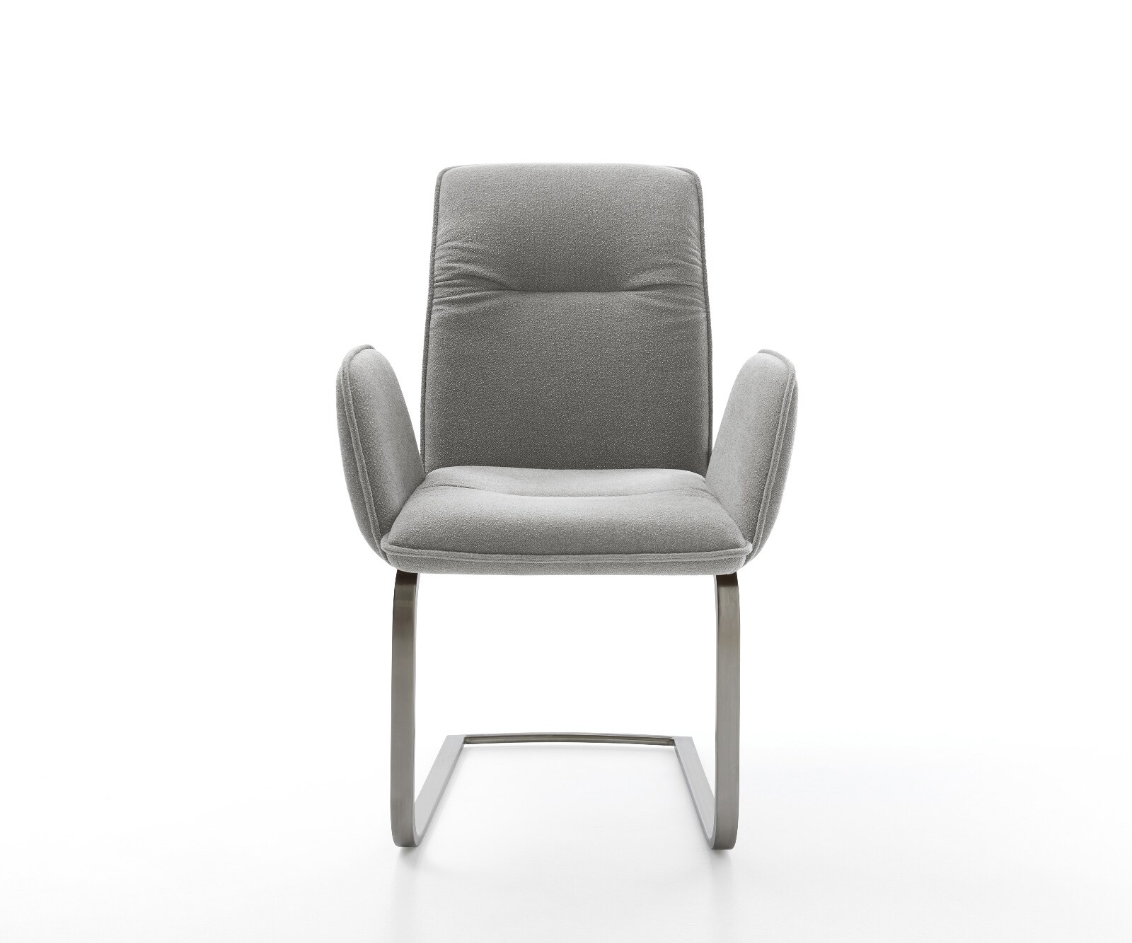 Freischwinger Vinja-Flex Strukturstoff Soft Grau Freischwinger flach Graphit 2