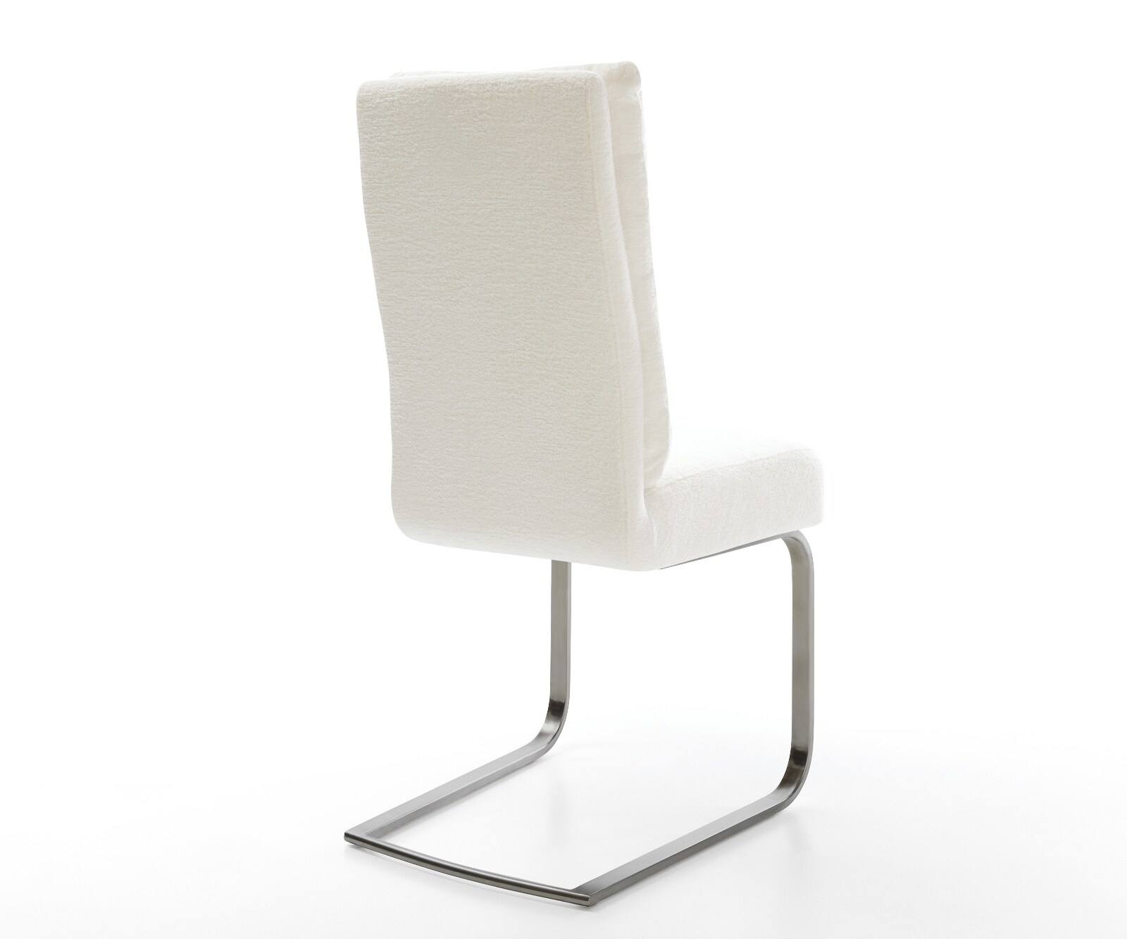 Freischwinger Pela-Flex Bouclé Soft Beige Freischwinger flach Graphit Taschenfederkern 4