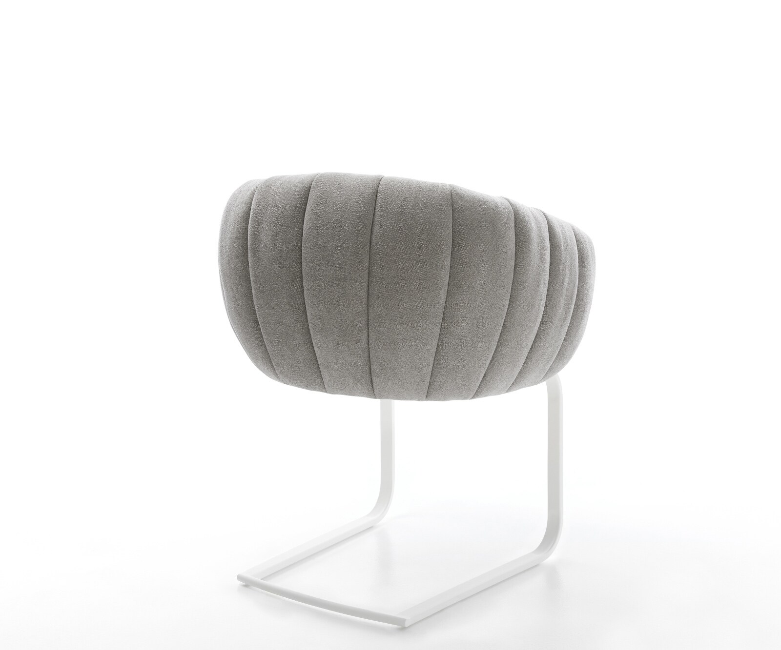 Freischwinger Jada-Flex Strukturstoff Soft Grau Freischwinger flach Weiß Taschenfederkern 5