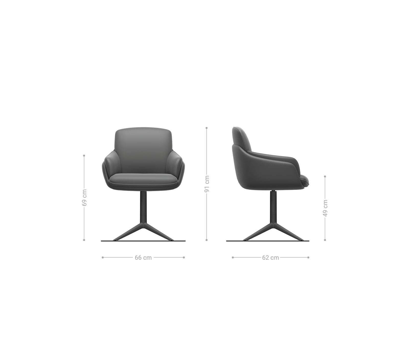 Drehstuhl Luan-Flex mit Armlehnen Materialmix Schwarz Fußkreuz Effektfinish Titan 360° drehbar Wippfunktion 5 Drehstuhl Luan-Flex mit Armlehnen Materialmix Schwarz Fußkreuz Effektfinish Titan 360° drehbar Wippfunktion 5