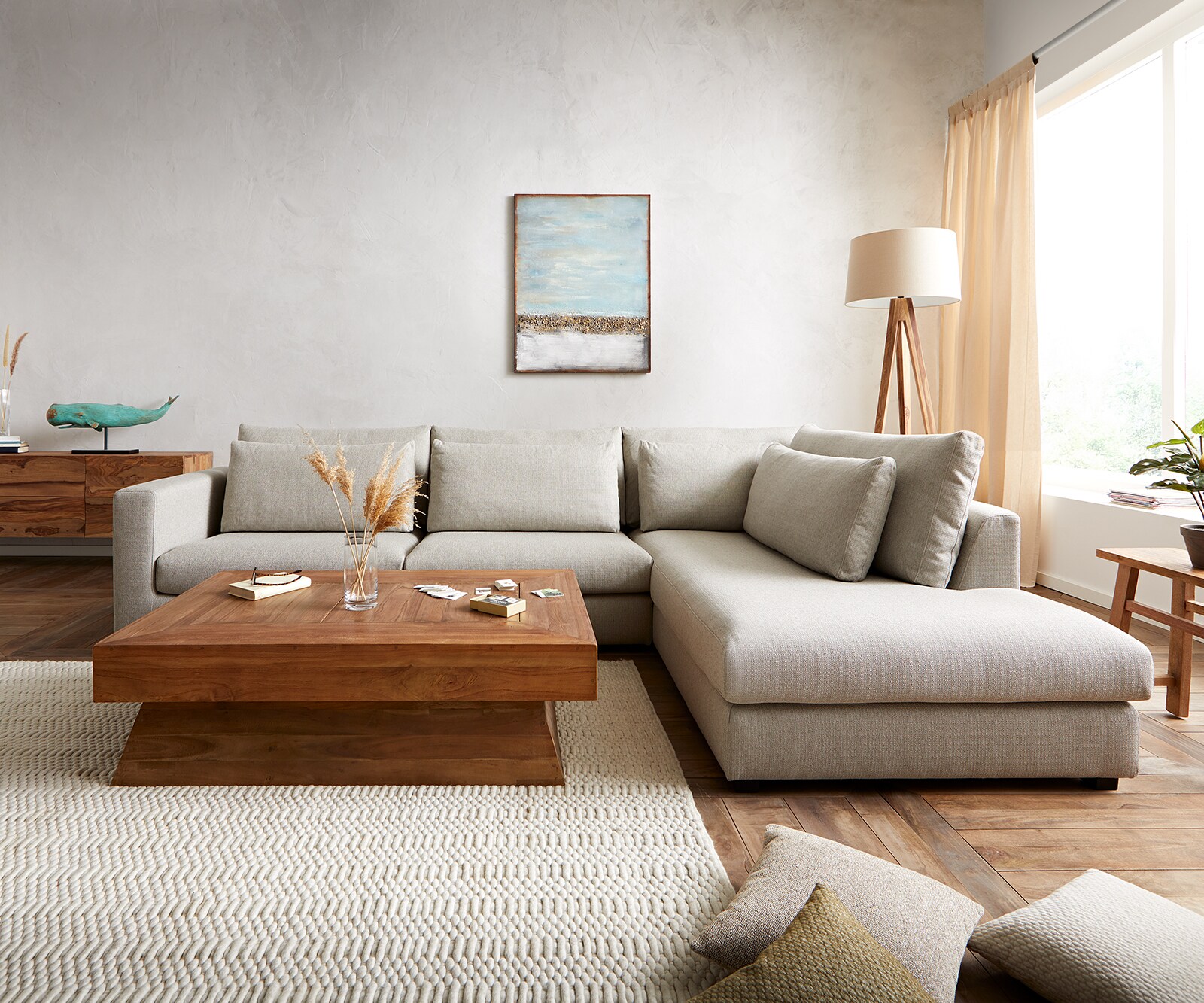 Ecksofa Isla 330x225 cm mit Ottomane 2