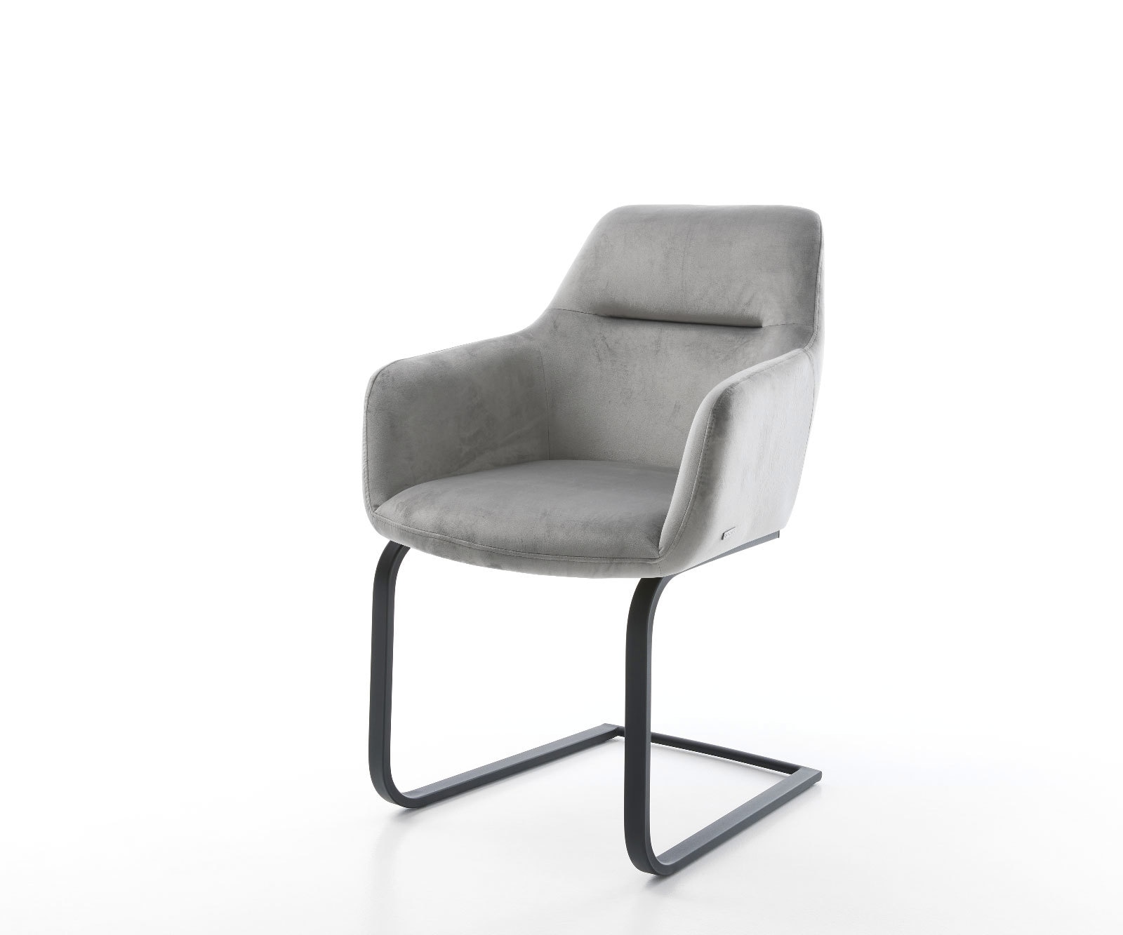 Freischwinger Pejo-Flex Samt Grau Freischwinger flach Schwarz Taschenfederkern Freischwinger Pejo-Flex Samt Grau Freischwinger flach Schwarz Taschenfederkern