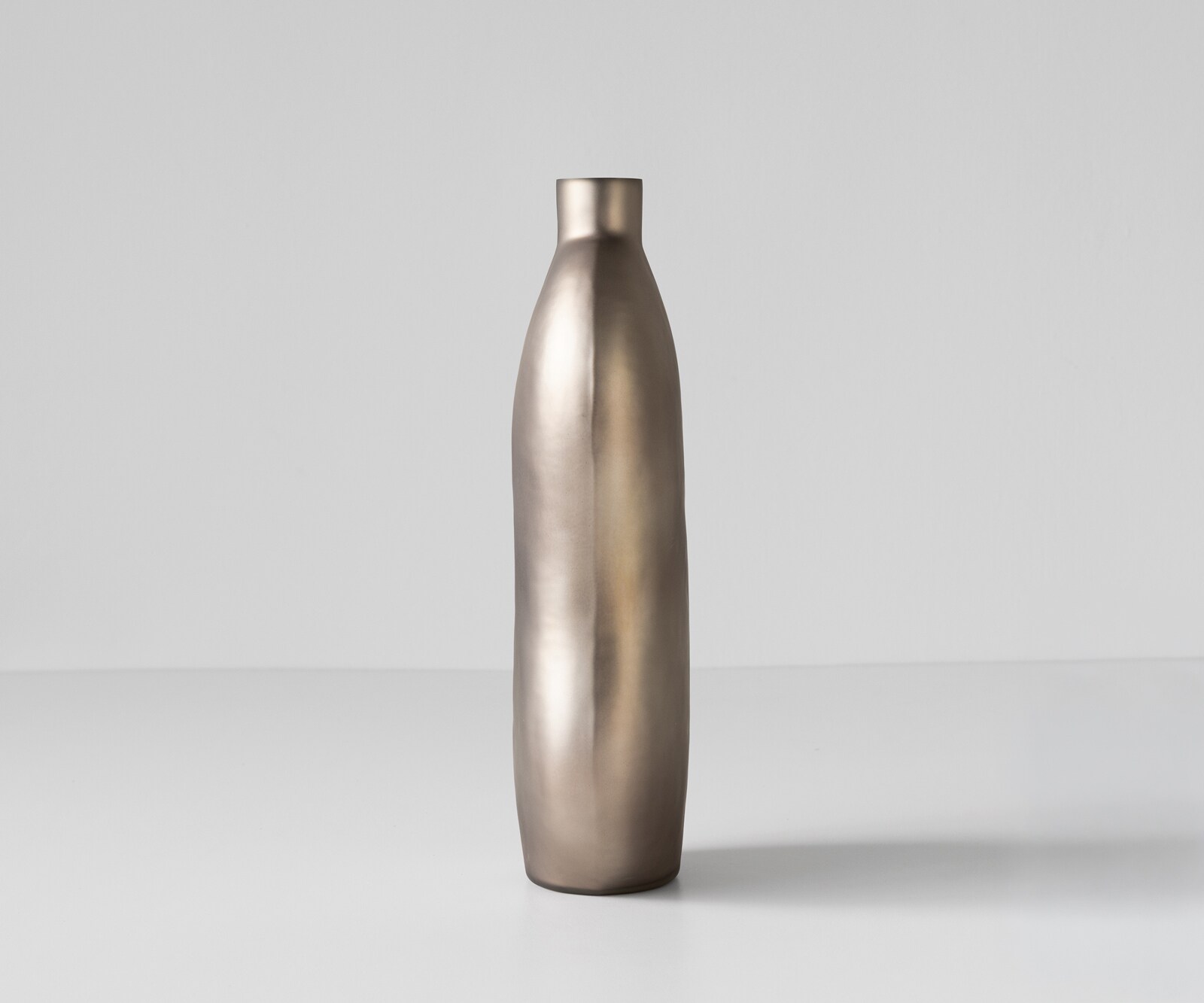 Vase Mireva B18 x T11 x H41 cm Glas Opal Mundgeblasen 3