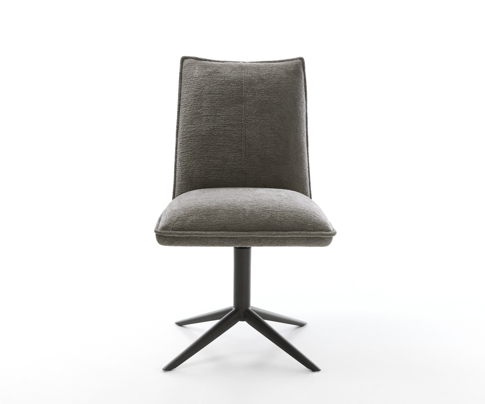 Drehstuhl Lelio-Flex Bouclé Soft Schlamm Fußkreuz Schwarz 360° drehbar Wippfunktion Taschenfederkern 1
