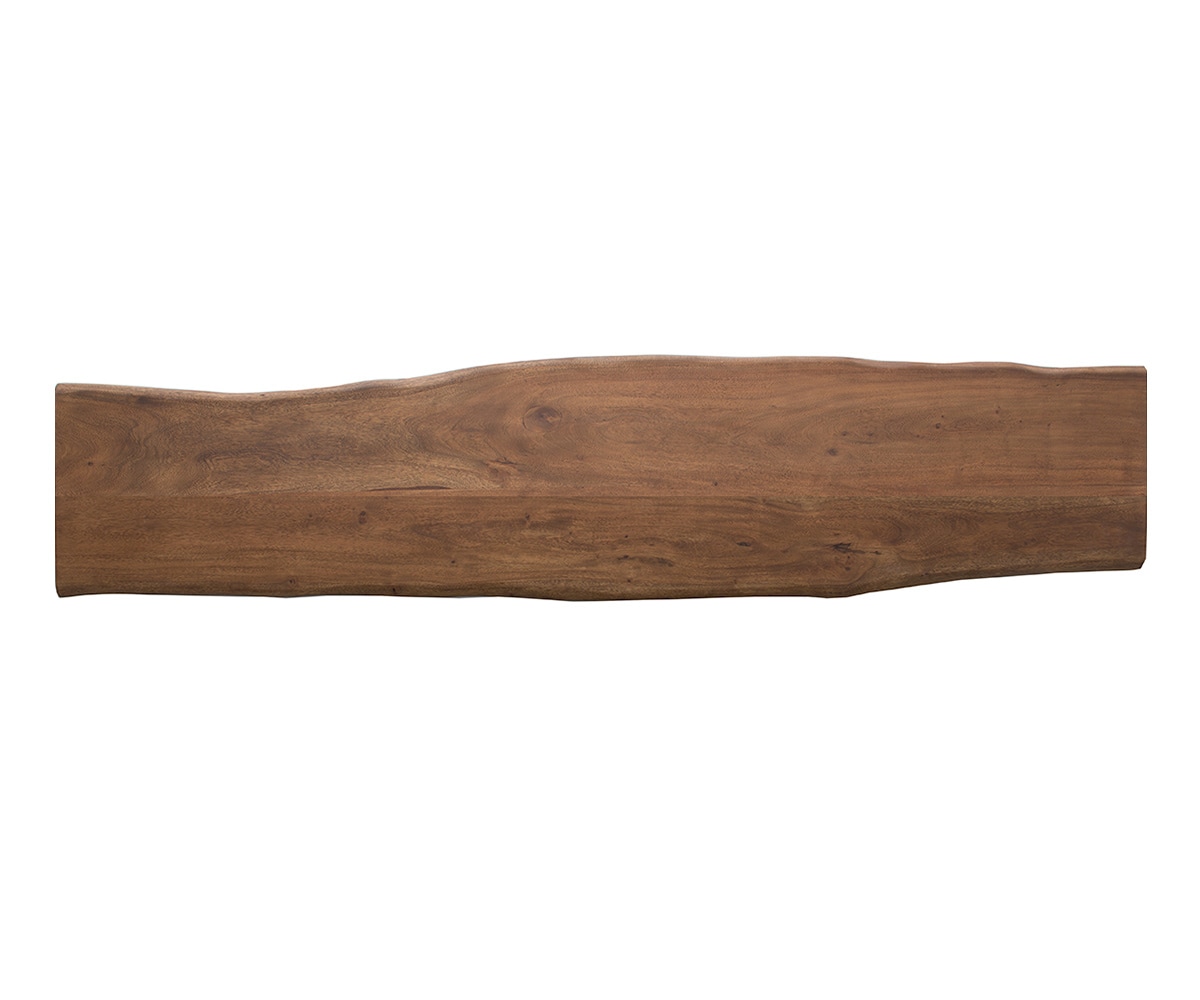 Sitzplatte Live-Edge Baumbank 295x40x5 Akazie Braun Sitzplatte Live-Edge Baumbank 295x40x5 Akazie Braun