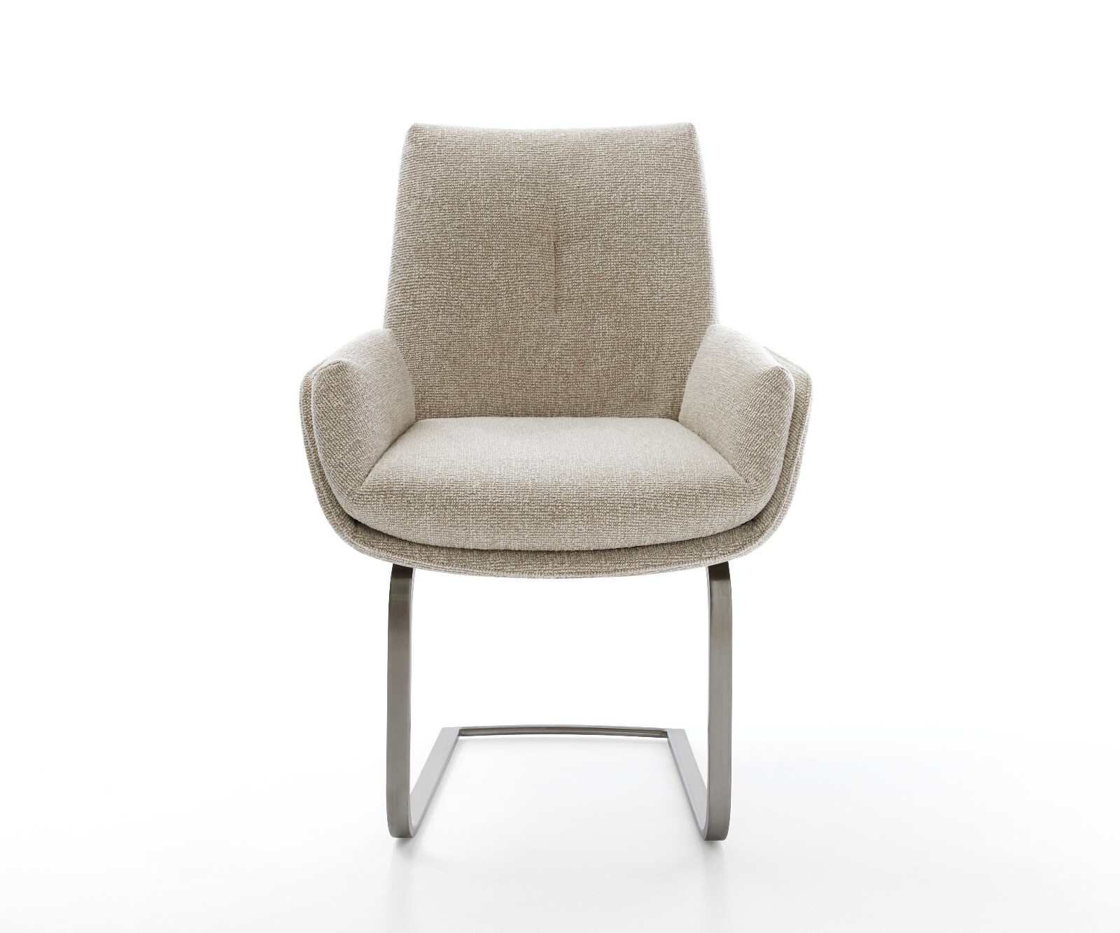 Freischwinger Clea-Flex Webstoff Soft Beige Freischwinger flach Graphit 1