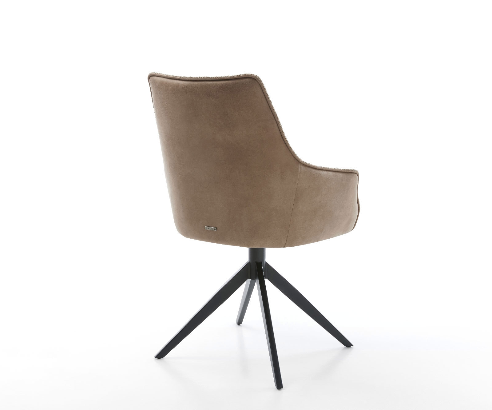 Drehstuhl Alja-Flex mit Armlehnen Materialmix Schlamm Kreuzgestell breit Schwarz 360° drehbar Wippfunktion Taschenfederkern 4 Drehstuhl Alja-Flex mit Armlehnen Materialmix Schlamm Kreuzgestell breit Schwarz 360° drehbar Wippfunktion Taschenfederkern 4