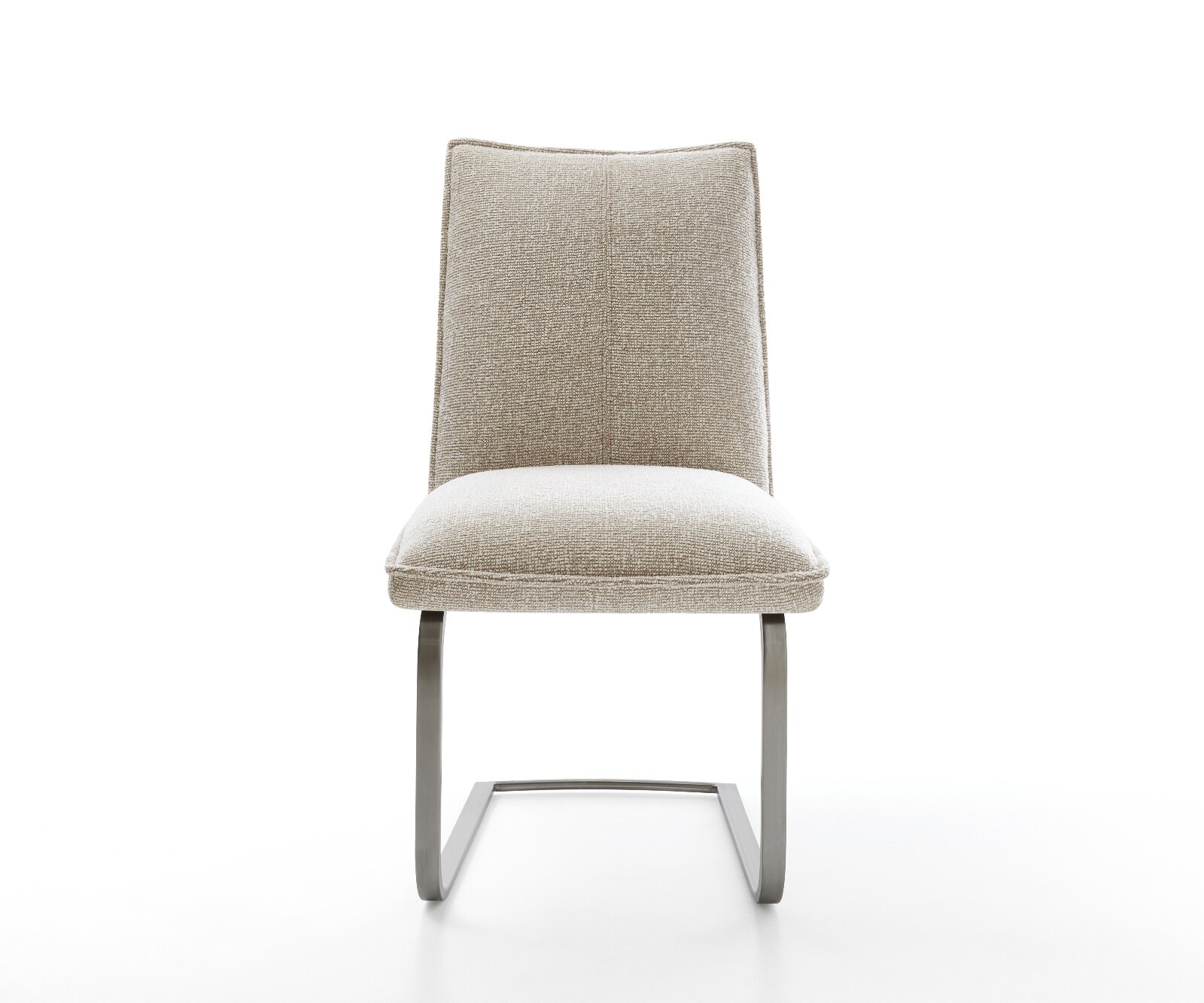 Freischwinger Lelio-Flex Webstoff Soft Beige Freischwinger flach Graphit Taschenfederkern 1