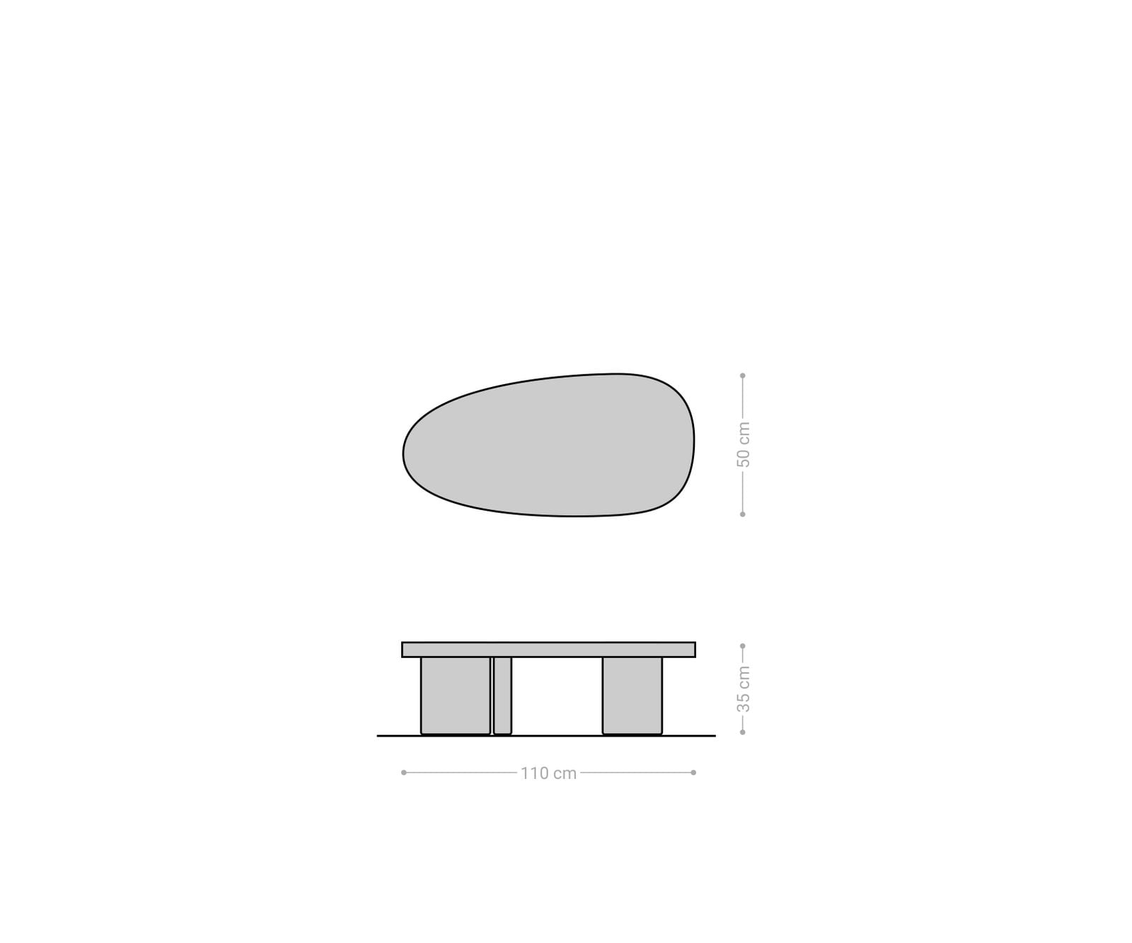 Couchtisch Wido 110x50 cm Mango White Wash 6 Couchtisch Wido 110x50 cm Mango White Wash 6