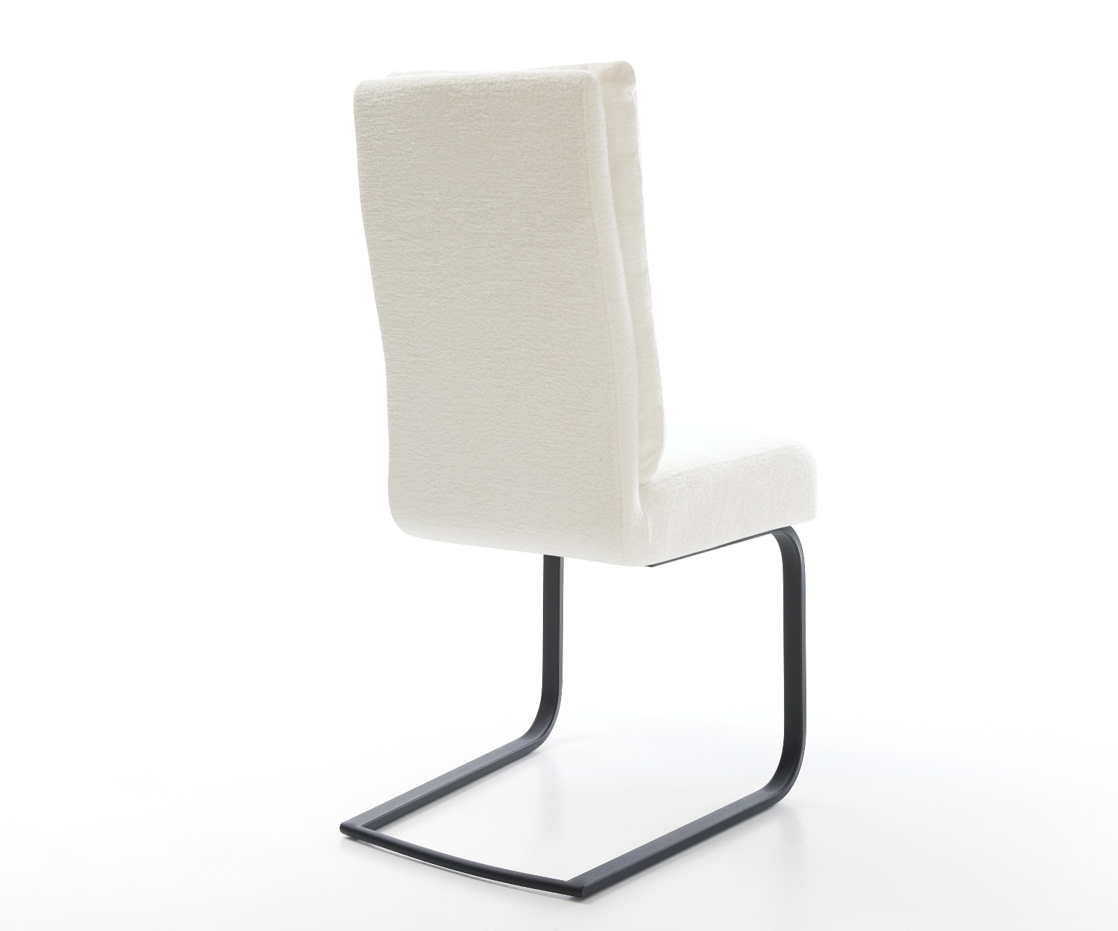 Freischwinger Pela-Flex Bouclé Soft Beige Freischwinger flach Schwarz Taschenfederkern 5