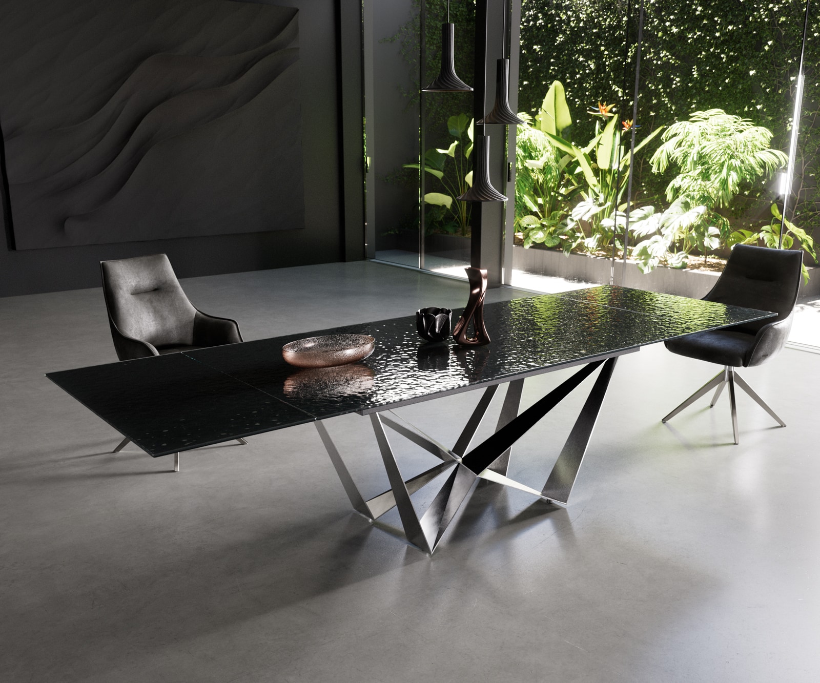 Tischgestell Spider Edelstahl Silber für Ausziehtische von 180-300 cm 3 Tischgestell Spider Edelstahl Silber für Ausziehtische von 180-300 cm 3