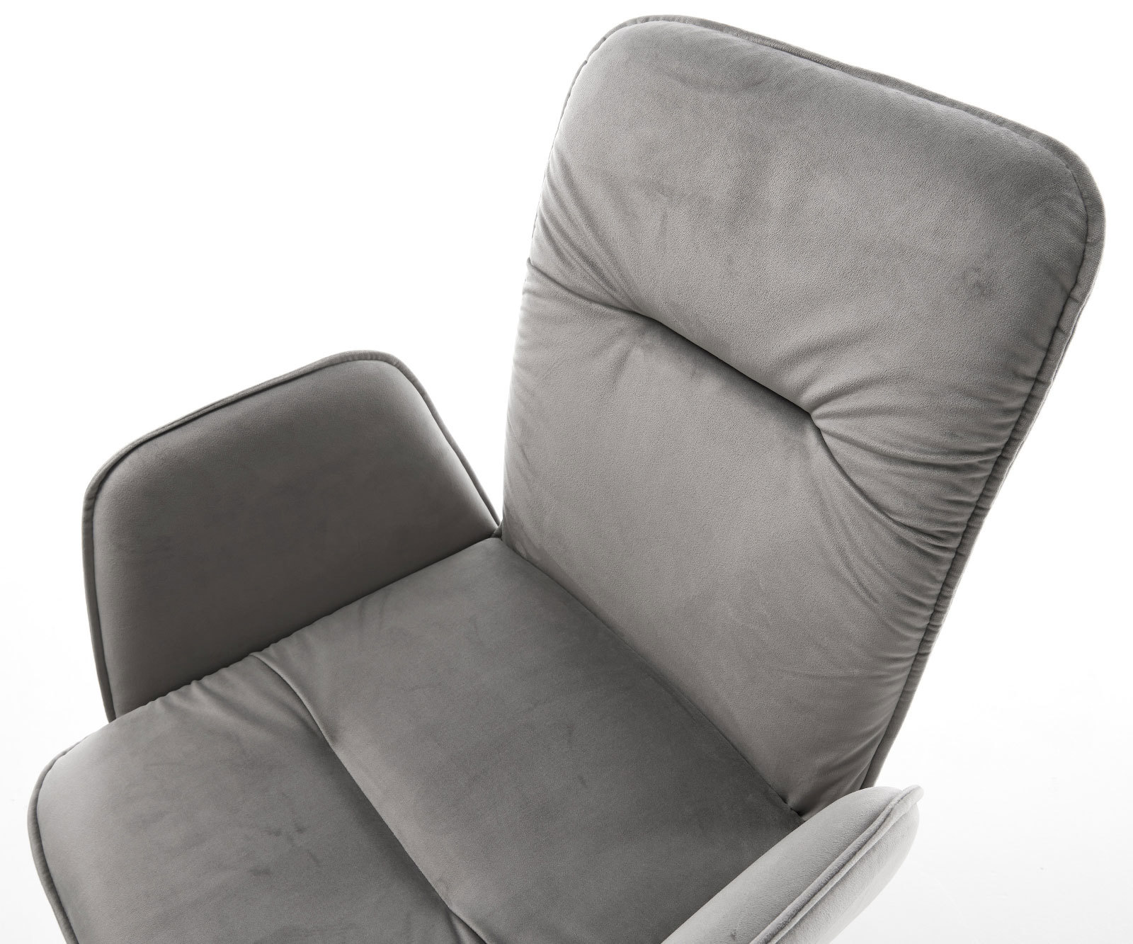 Freischwinger Vinja-Flex Samt Grau Freischwinger flach Edelstahl 3 Freischwinger Vinja-Flex Samt Grau Freischwinger flach Edelstahl 3