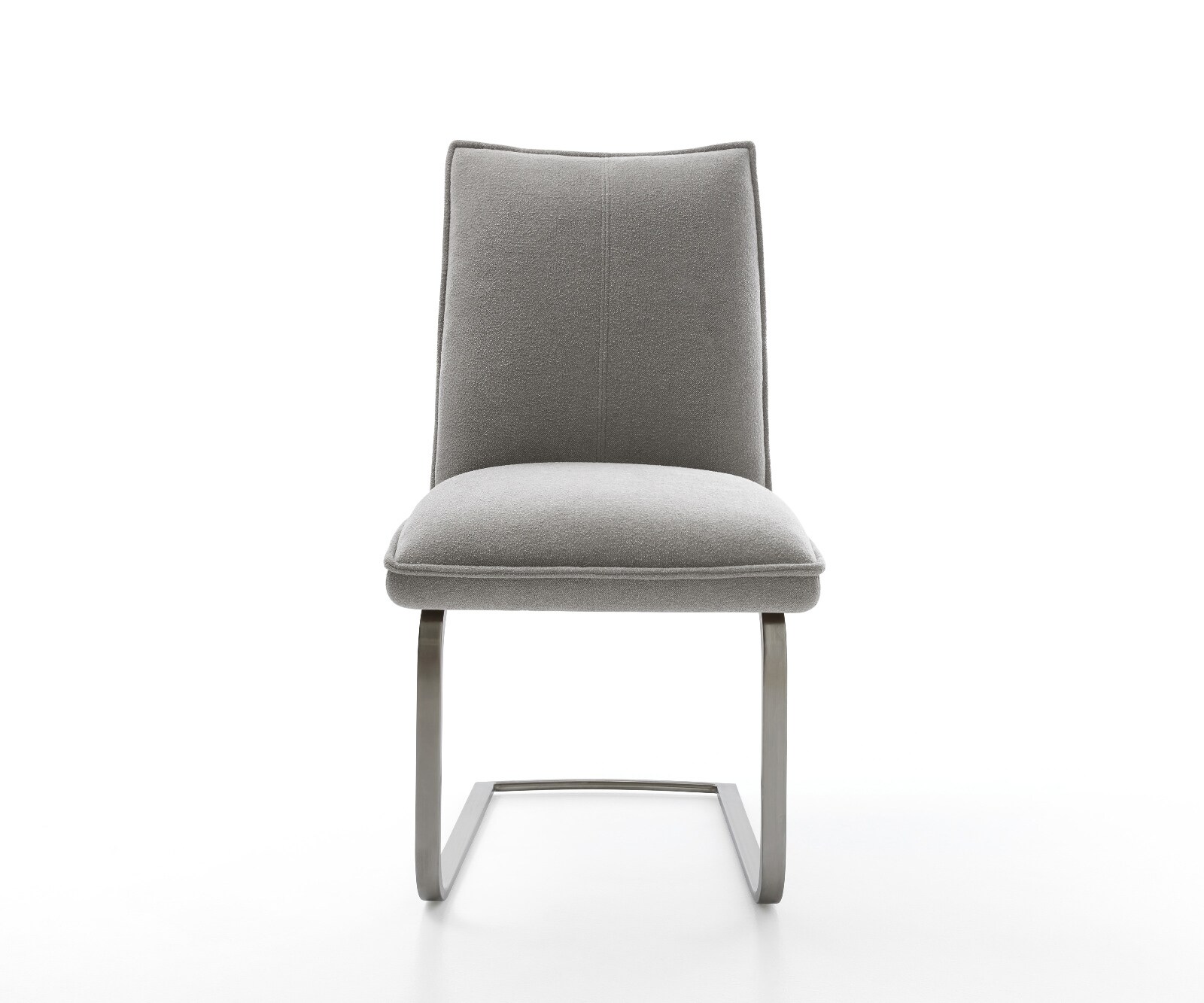 Freischwinger Lelio-Flex Strukturstoff Soft Grau Freischwinger flach Graphit Taschenfederkern 1