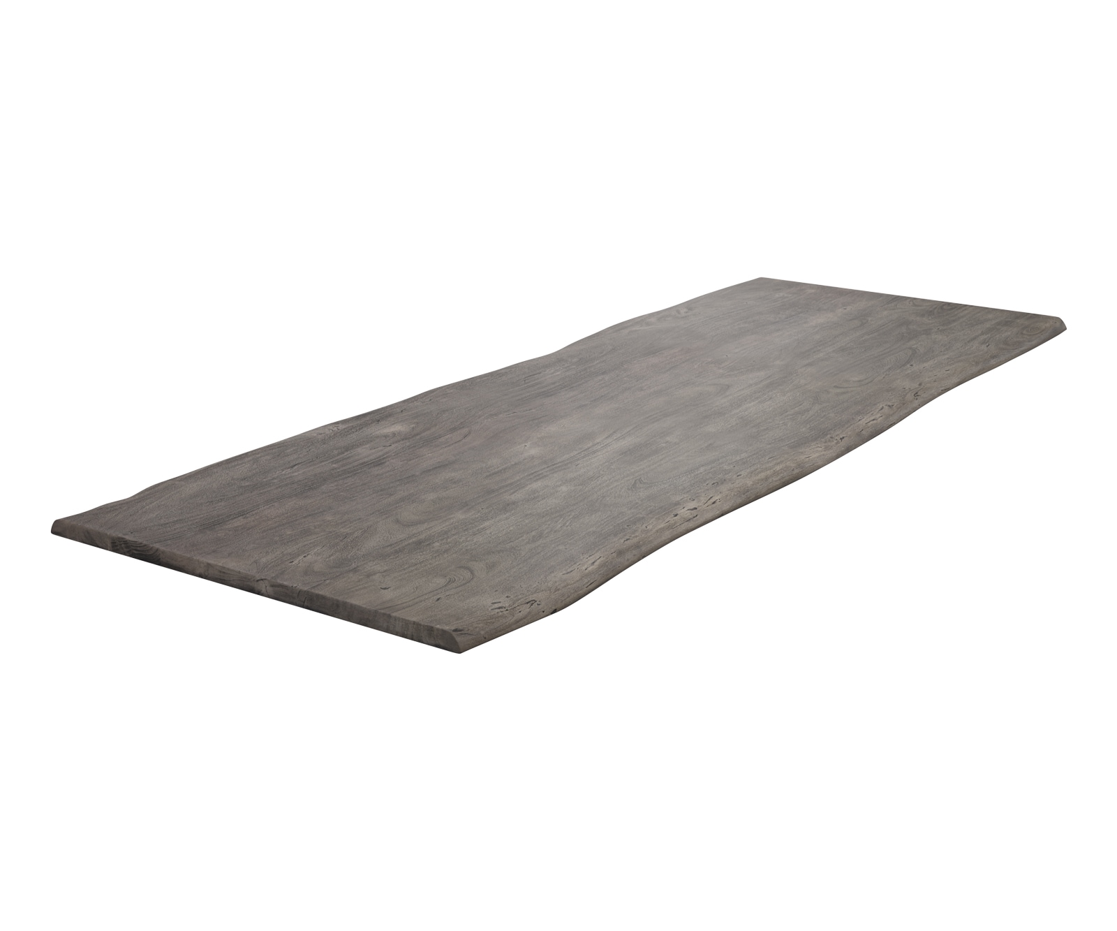 Esstischplatte Edge 260x100cm Akazie Platin Live-Edge Esstischplatte Edge 260x100cm Akazie Platin Live-Edge