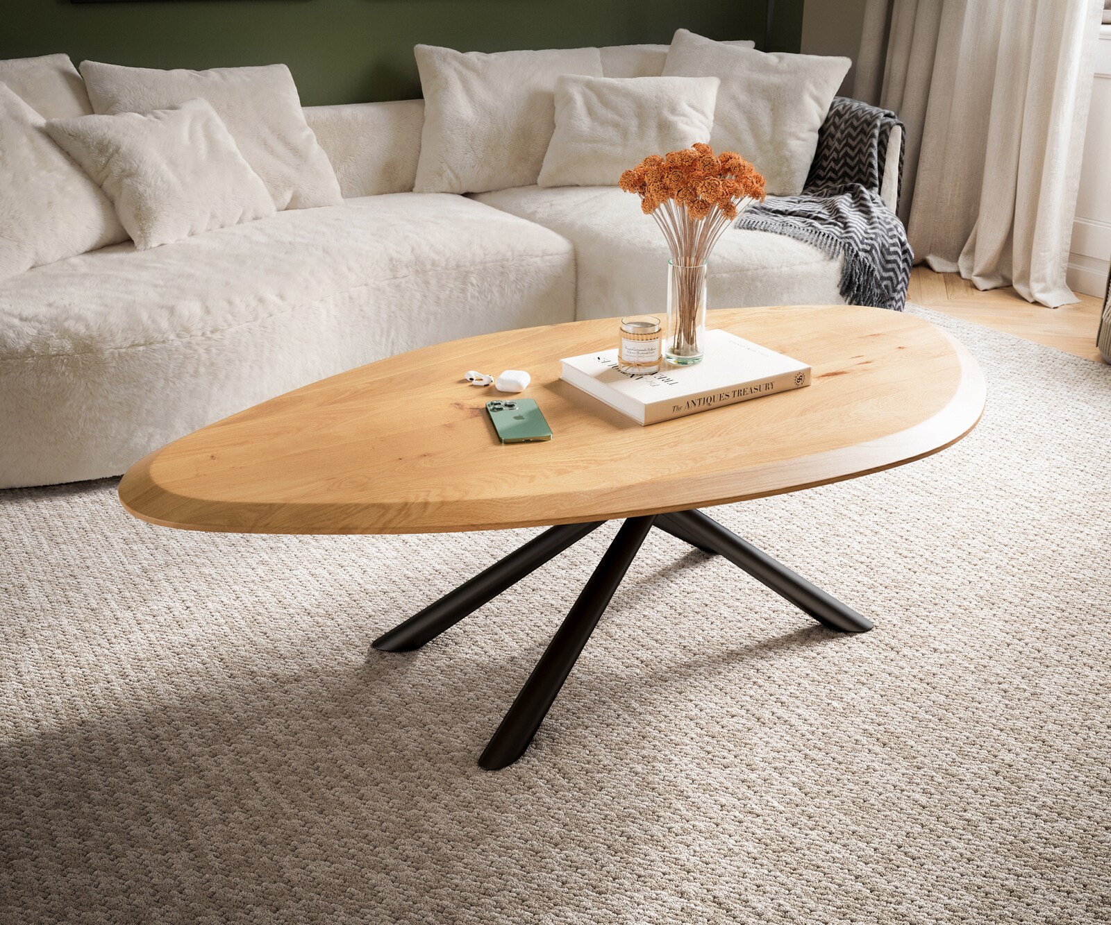 Couchtisch Edge Massivholz Organisch 3
