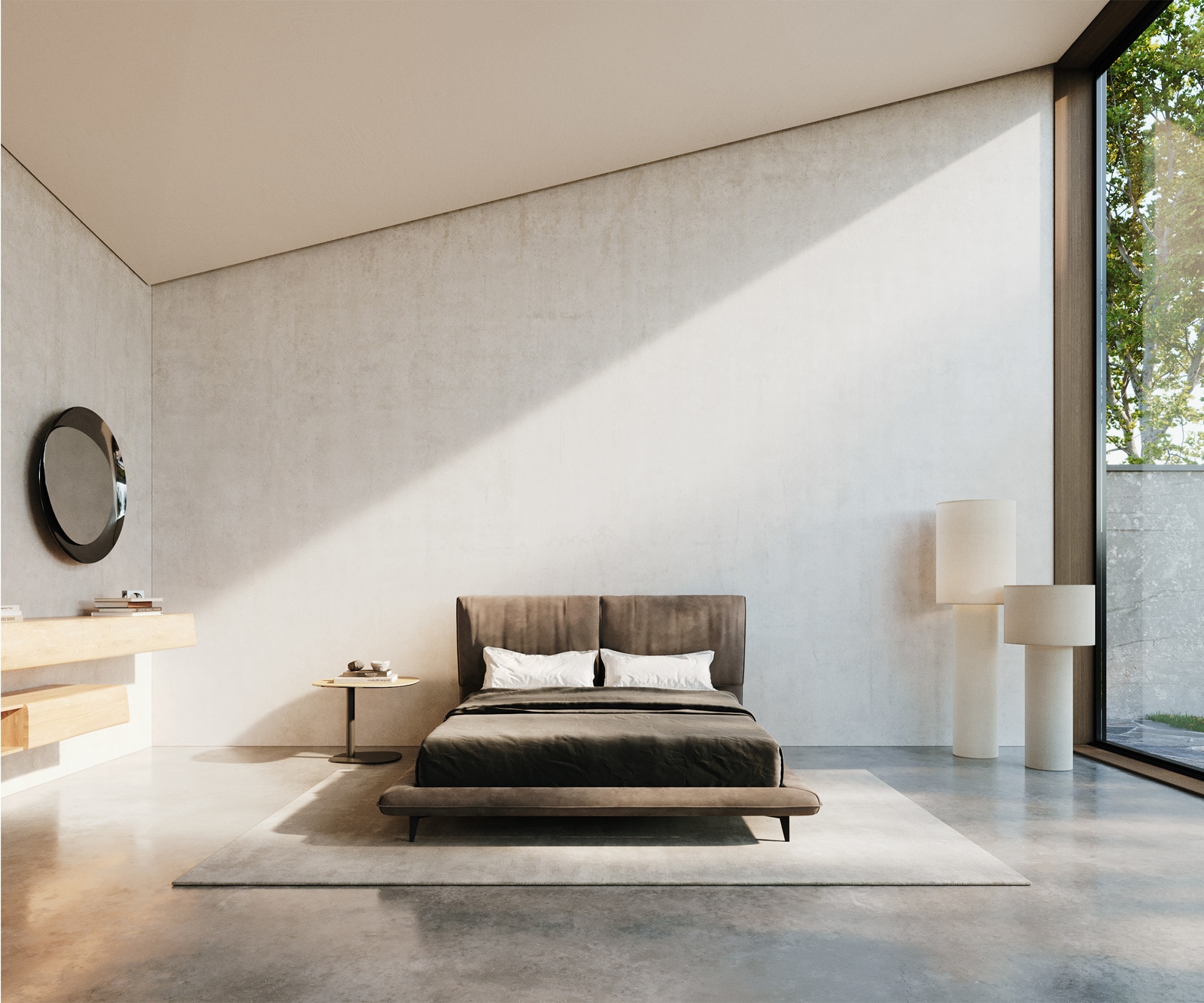 Polsterbettgestell Cusino 140x200 cm Mikrofaser Taupe Vintage 2 Polsterbettgestell Cusino 140x200 cm Mikrofaser Taupe Vintage 2