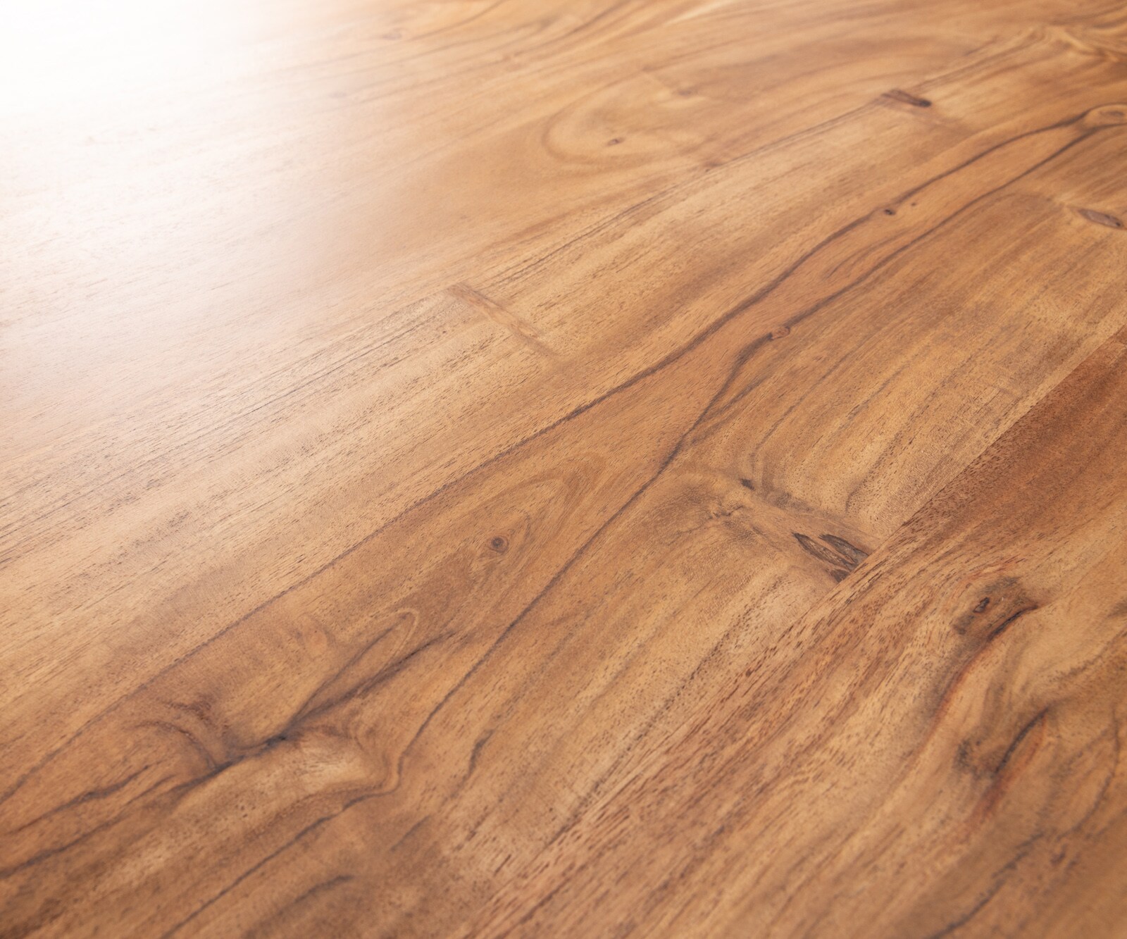 Esstisch Edge 200x100 Akazie Natur Troa Edelstahl gebürstet Live-Edge 3