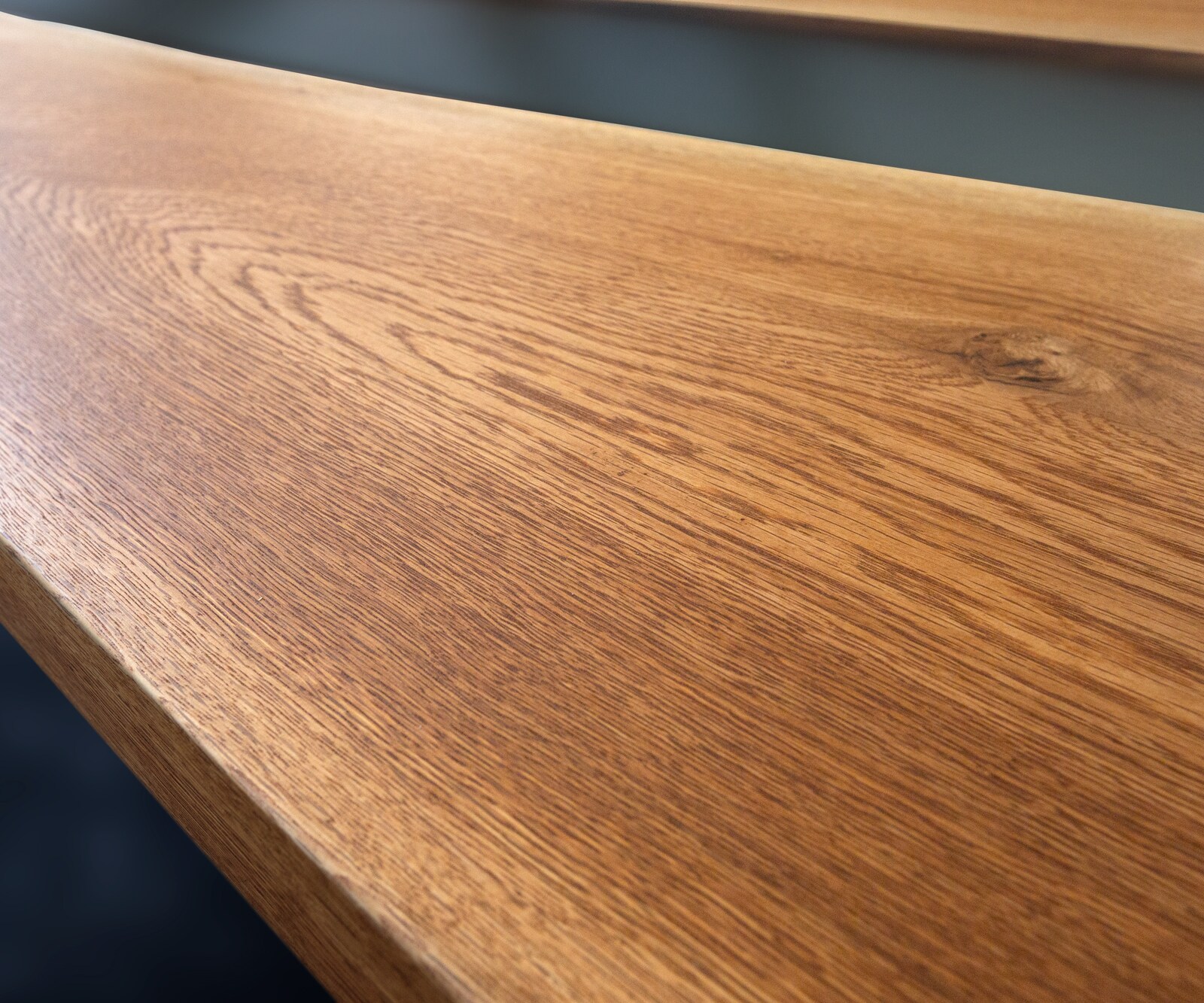 Tischplatte Eiche Natur 260 cm Epoxid milchig Transparent Unikat Nr. 32310 6