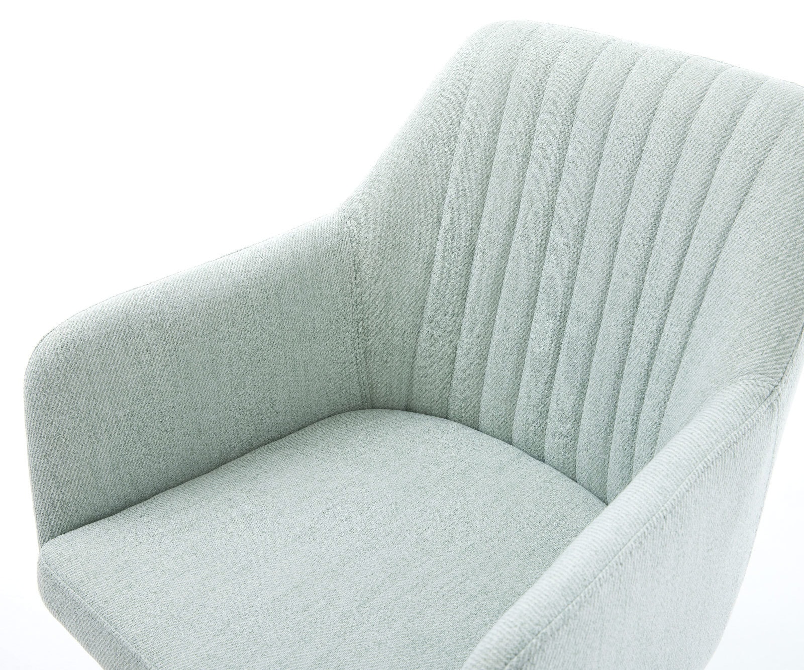 Drehstuhl Greg-Flex Stripes Mint Kreuzgestell breit Edelstahl 360° drehbar Wippfunktion Taschenfederkern 3 Drehstuhl Greg-Flex Stripes Mint Kreuzgestell breit Edelstahl 360° drehbar Wippfunktion Taschenfederkern 3