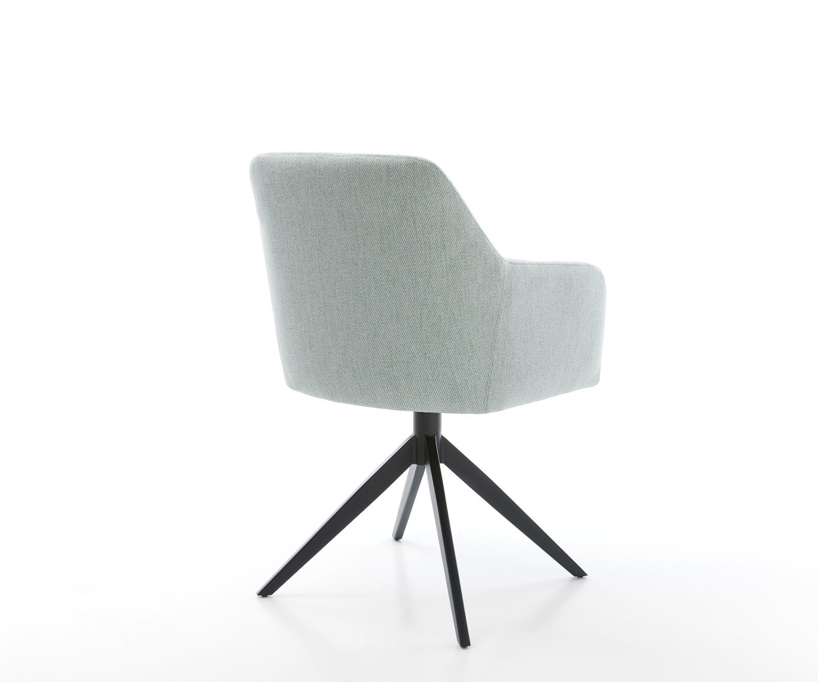 Drehstuhl Greg-Flex Stripes Mint Kreuzgestell breit Schwarz 360° drehbar Wippfunktion Taschenfederkern 4 Drehstuhl Greg-Flex Stripes Mint Kreuzgestell breit Schwarz 360° drehbar Wippfunktion Taschenfederkern 4