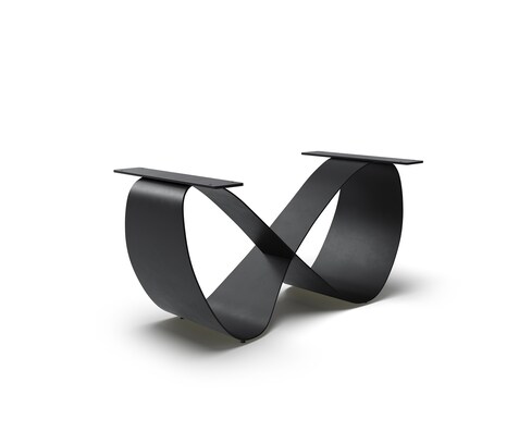 Tischgestell Infinity Metall Schwarz für Ausziehtisch von 180-300 cm