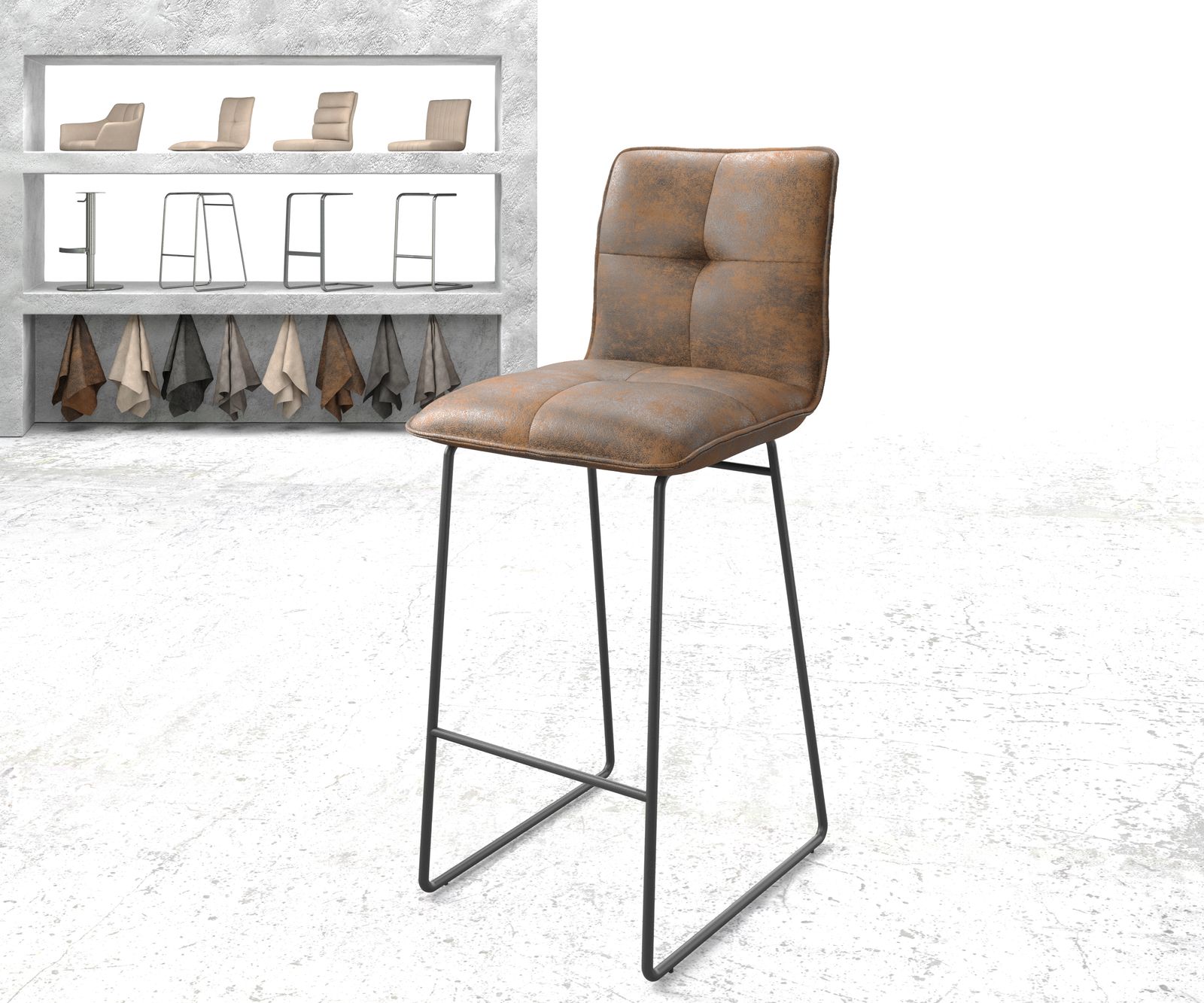 Barstuhl Maddy-Flex Polsterstuhl 3 Barstuhl Maddy-Flex Polsterstuhl 3