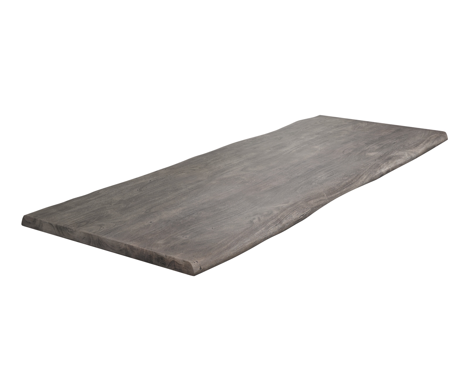 Esstischplatte Edge 260x100cm XL Akazie Platin Live-Edge 1
