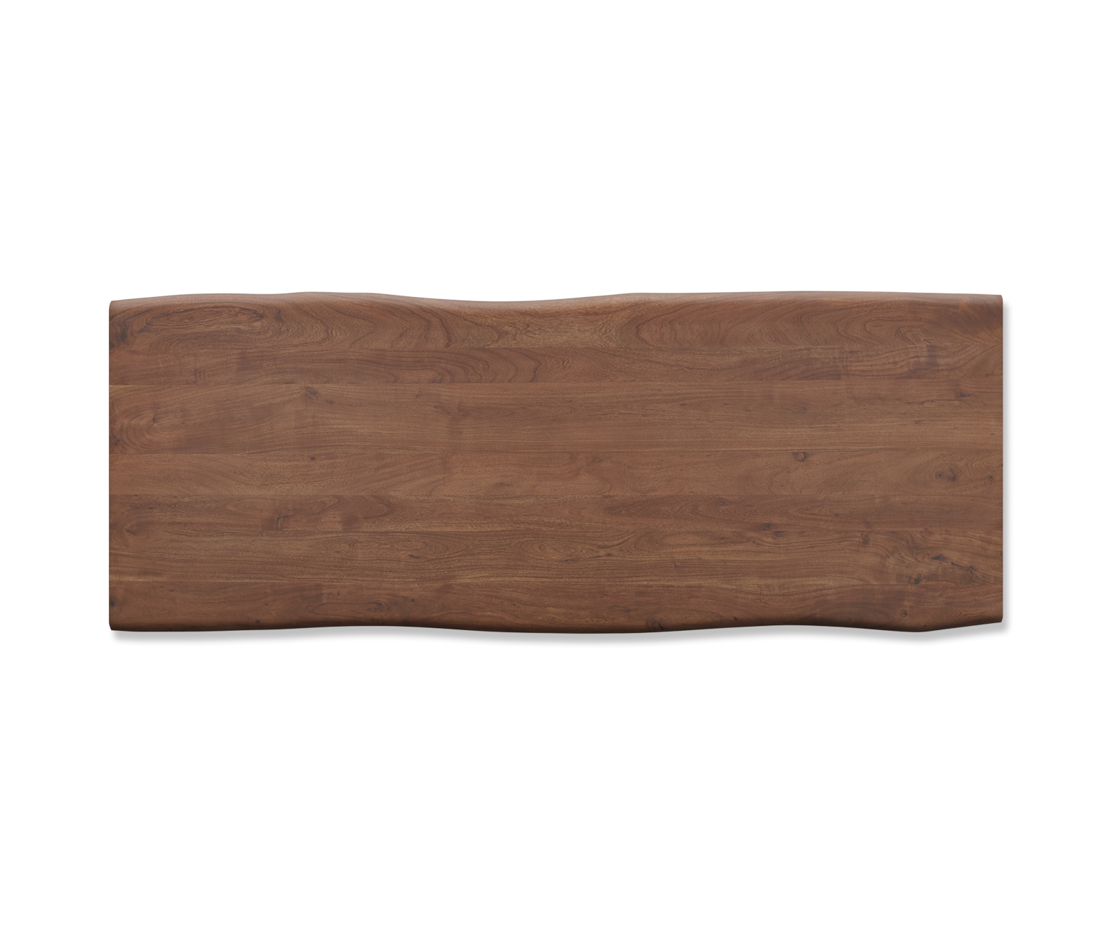 Esstisch Edge 260x100 XL Akazie Braun Metall Schräg Live-Edge 4