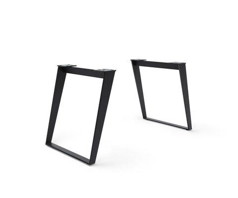 Tischgestell Metall Schräg (2er-Set)