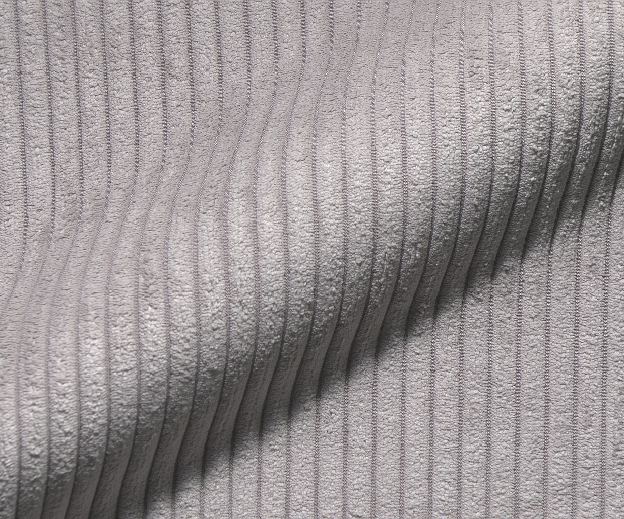 Ecksofa Sirpio XL 370x170 cm Cord Silbergrau Recamiere variabel 2