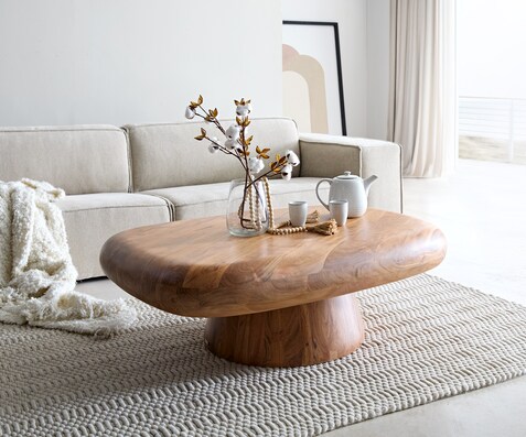 Couchtisch Maskat 120x90 cm Akazie Natur