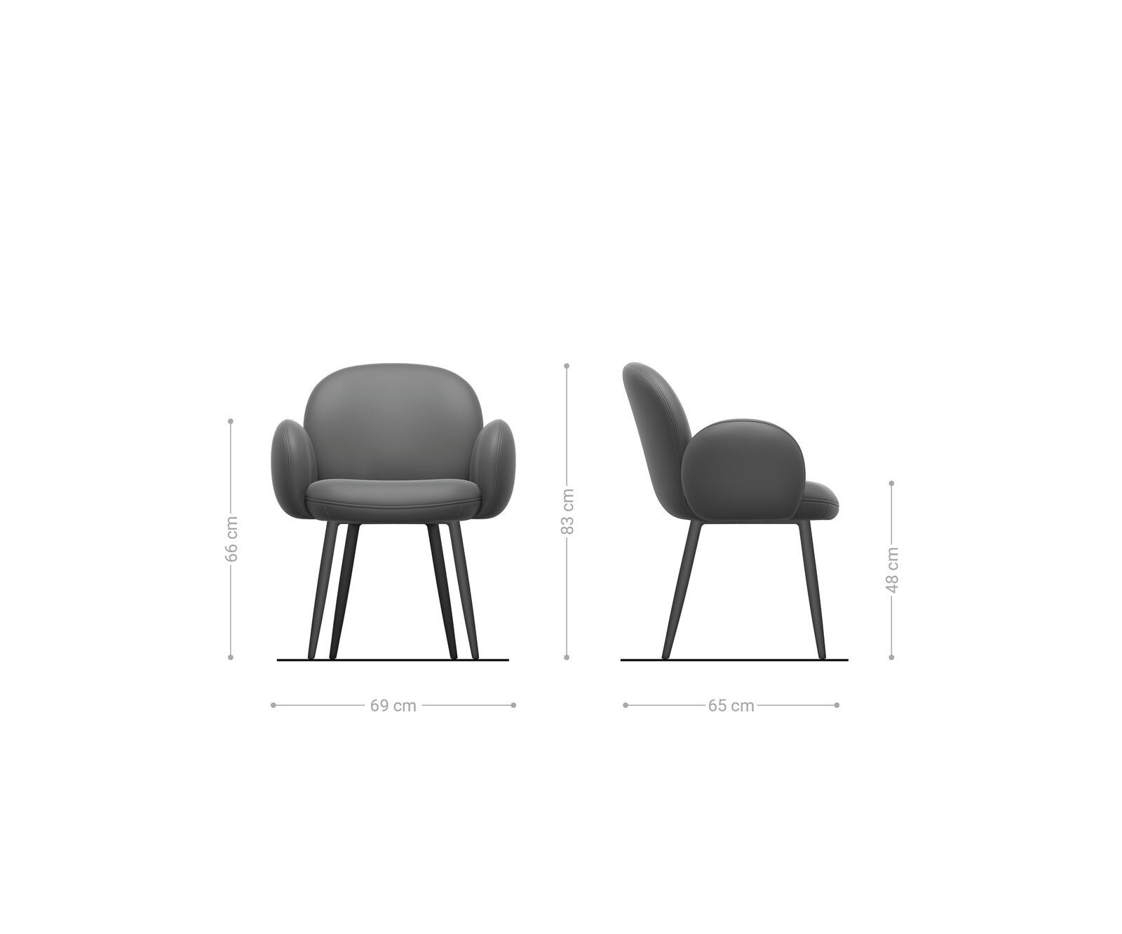 Esszimmerstuhl Nube-Flex mit Armlehnen Bouclé Weiß 4-Fuß konisch Edelstahl Taschenfederkern 5 Esszimmerstuhl Nube-Flex mit Armlehnen Bouclé Weiß 4-Fuß konisch Edelstahl Taschenfederkern 5