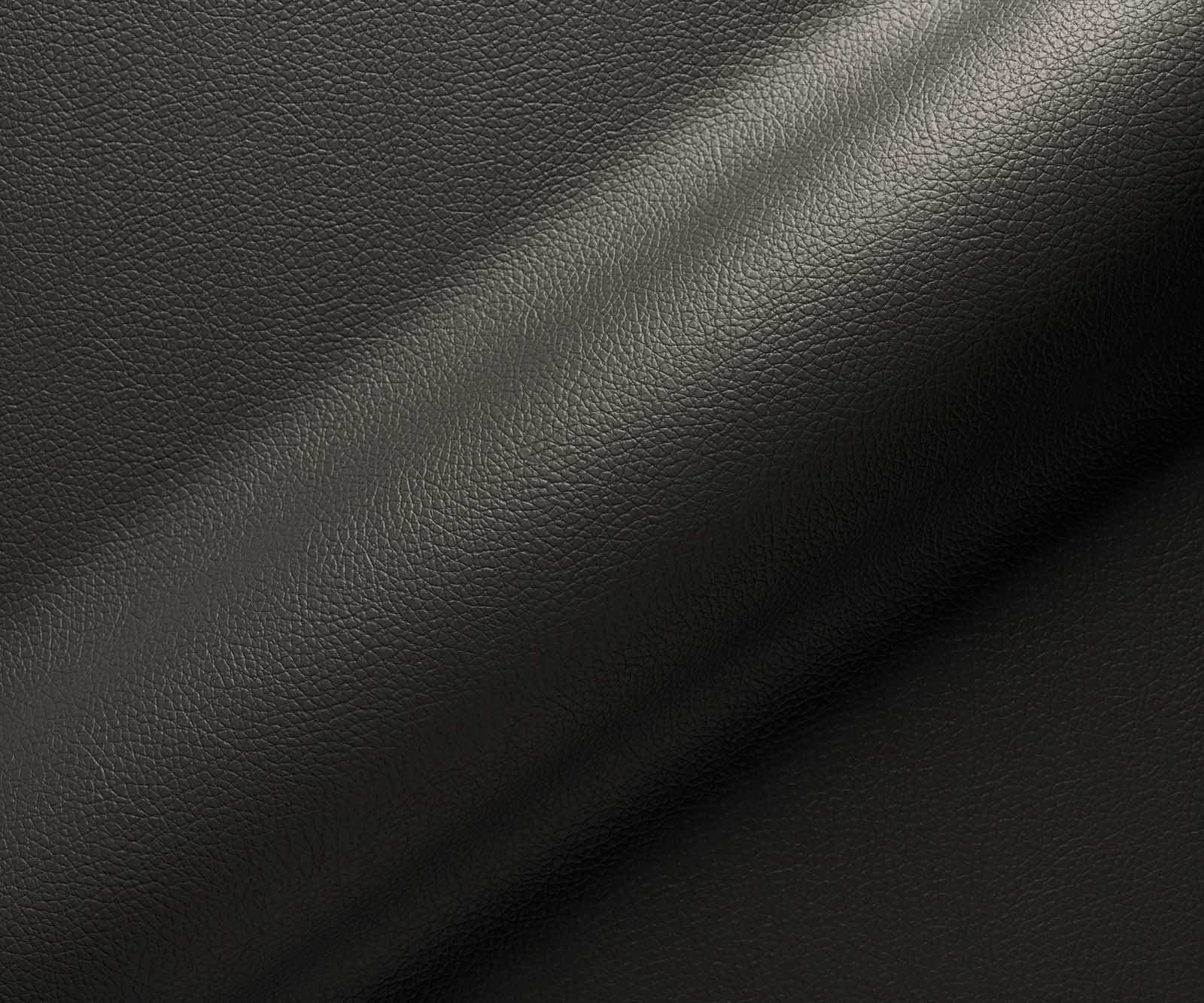 Drehstuhl Heira-Flex mit Armlehnen Echt-Leder Schwarz Holzgestell kantig Natur 360° drehbar Taschenfederkern 3