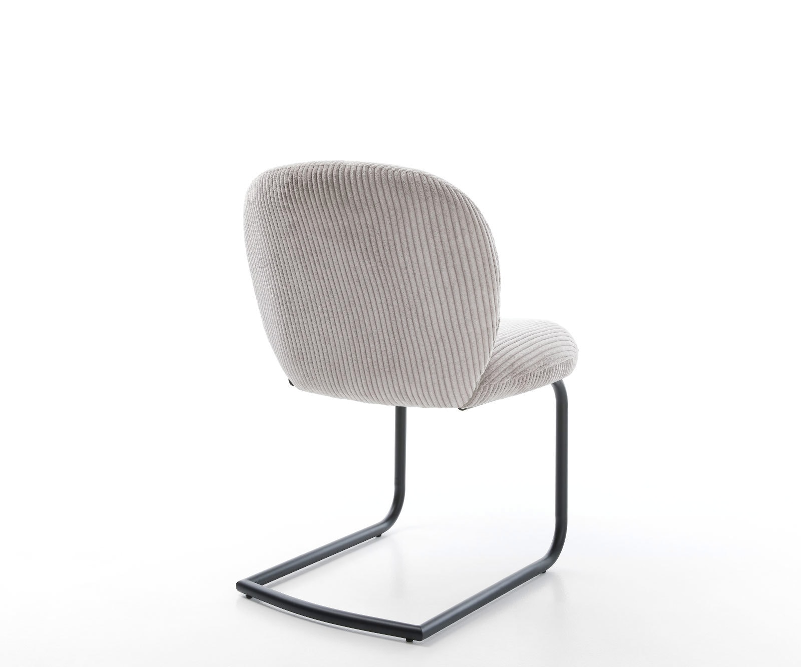 Freischwinger Nube-Flex Cord Silbergrau Freischwinger rund Schwarz Taschenfederkern 4 Freischwinger Nube-Flex Cord Silbergrau Freischwinger rund Schwarz Taschenfederkern 4