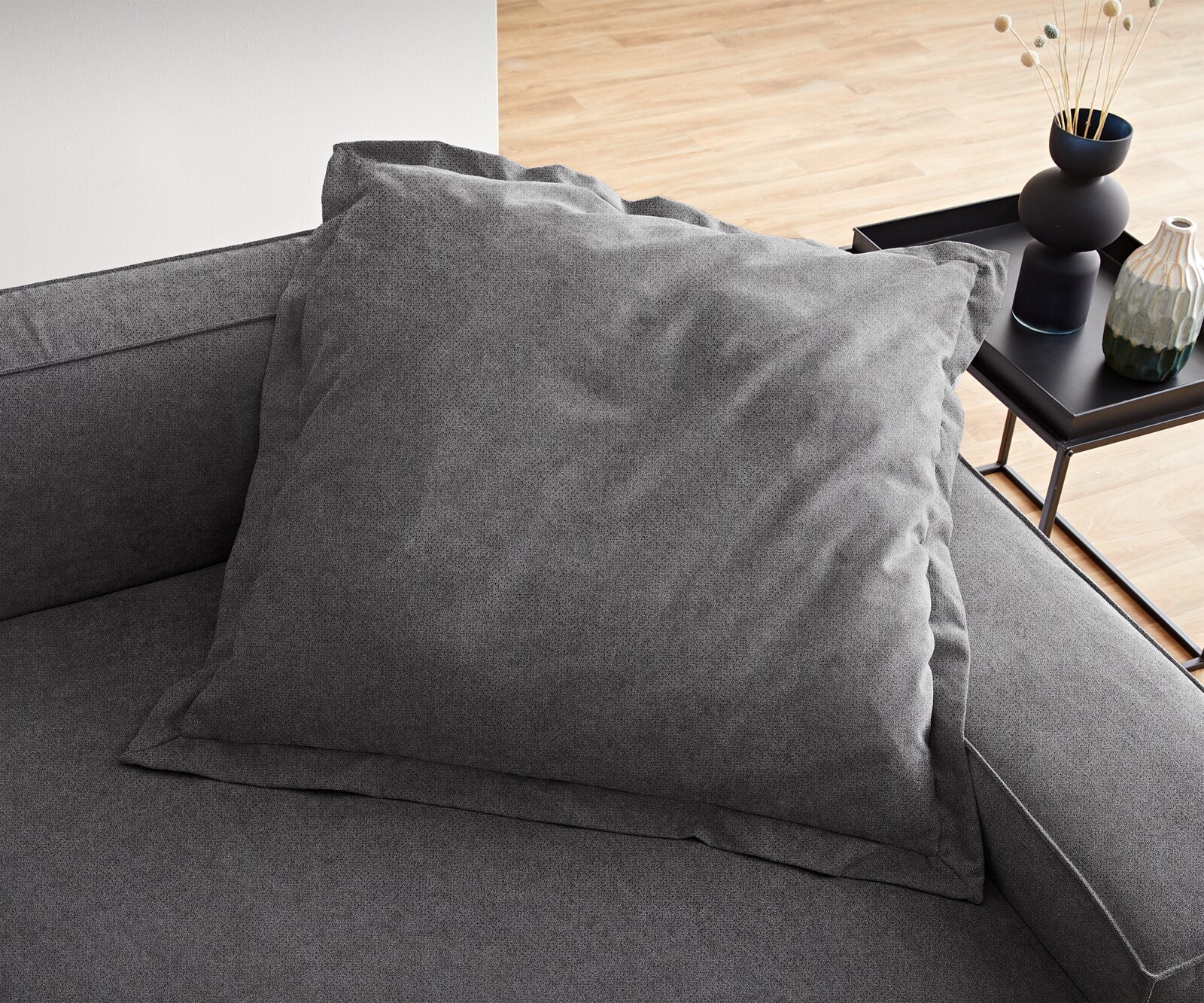 Wurfkissen Sirpio XL 85x85 Mikrofaser Taupe 4