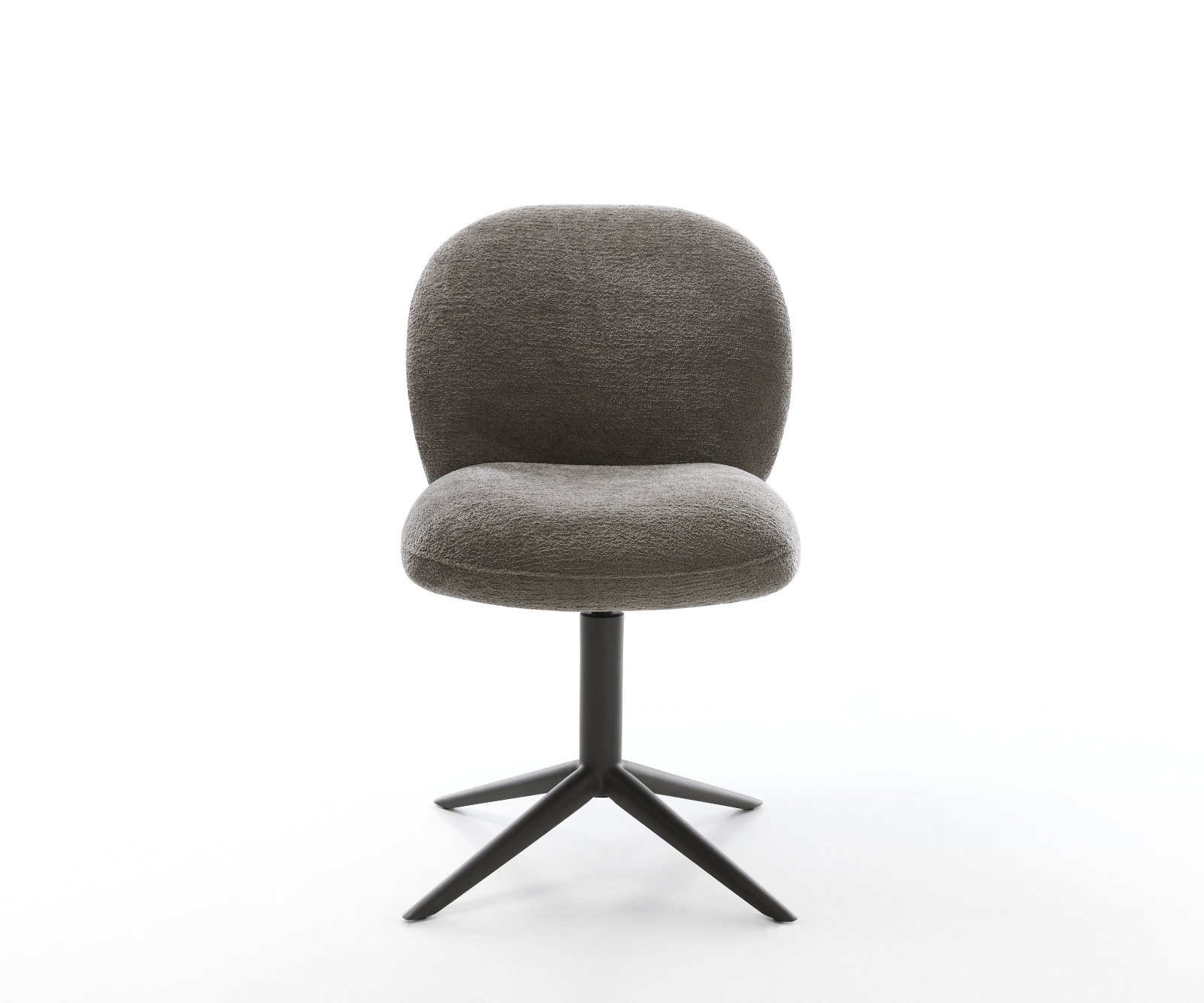 Drehstuhl Nube-Flex Bouclé Soft Schlamm Fußkreuz Schwarz 360° drehbar Wippfunktion Taschenfederkern 1